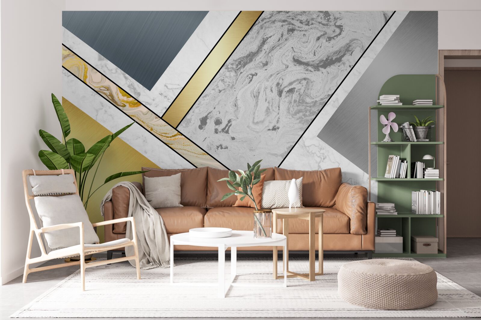 Fototapeta połączenie różnych rodzajów marmuru