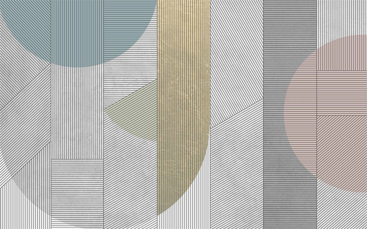 Fototapeta mieszana kolejność linii pionowych i poziomych