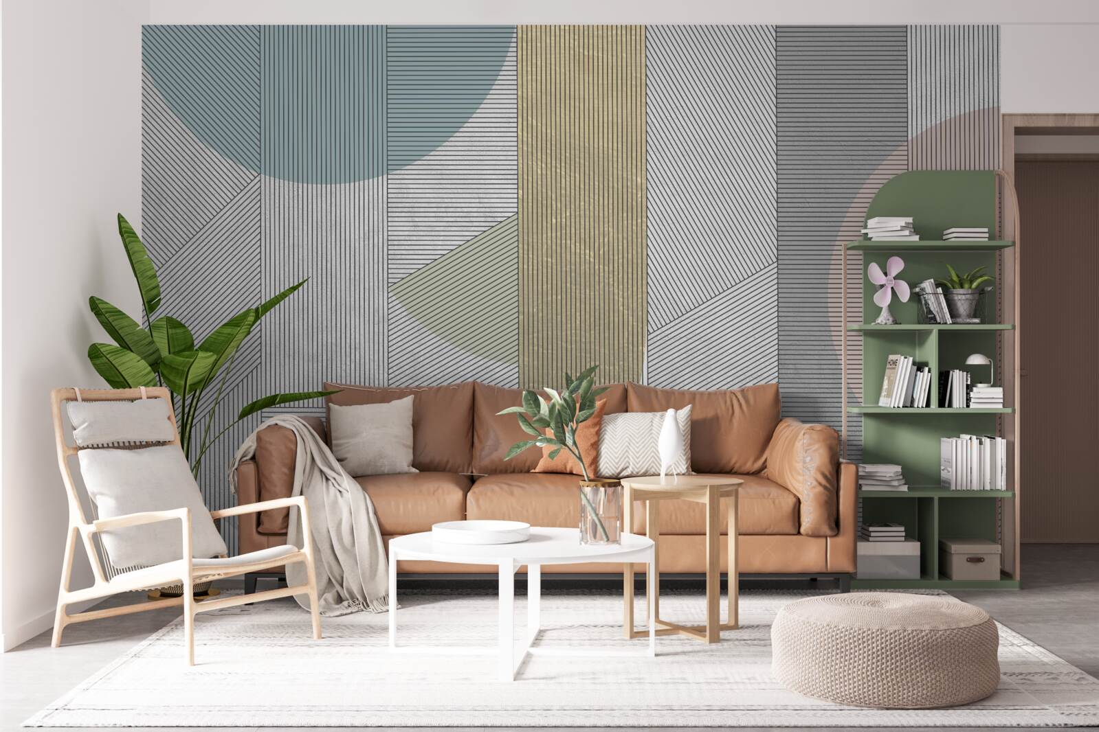 Fototapeta mieszana kolejność linii pionowych i poziomych