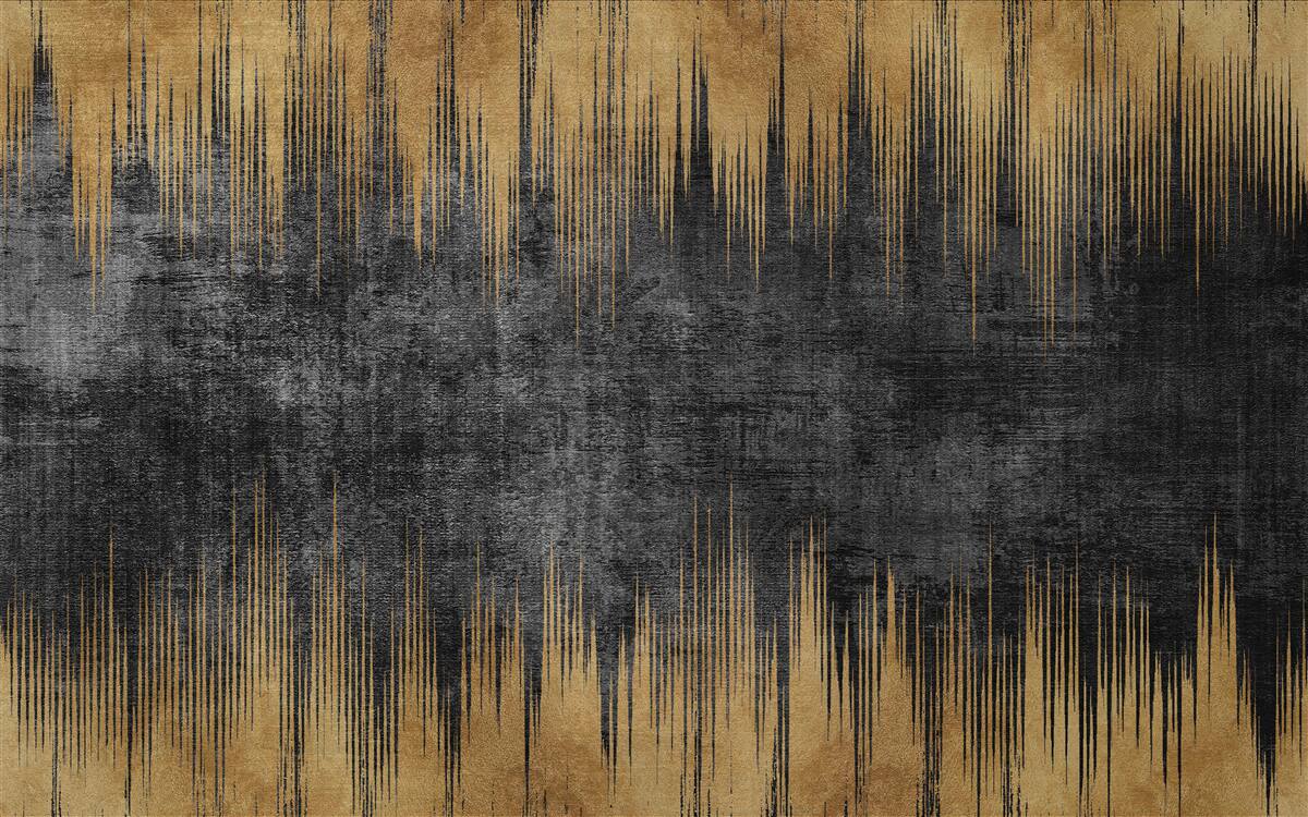 Fototapeta czarno-złote paski