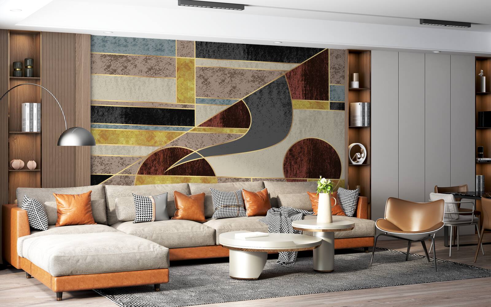 Fototapeta kolaż elementów wielokolorowych