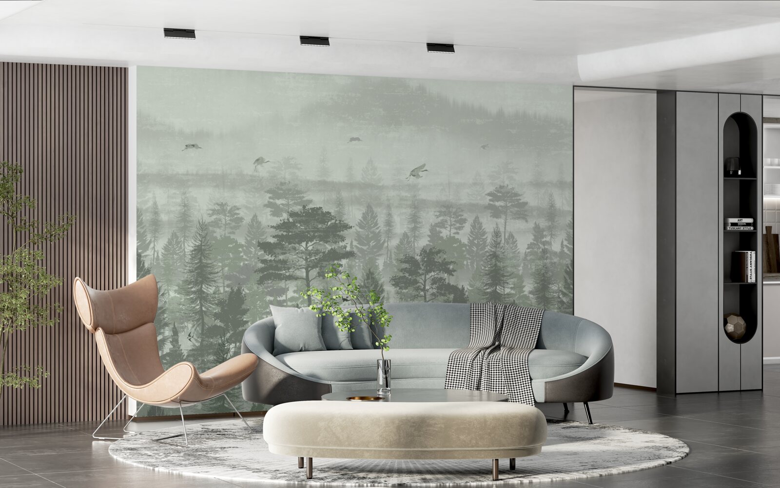 Fototapeta las deszczowy w okresach intensywnych opadów