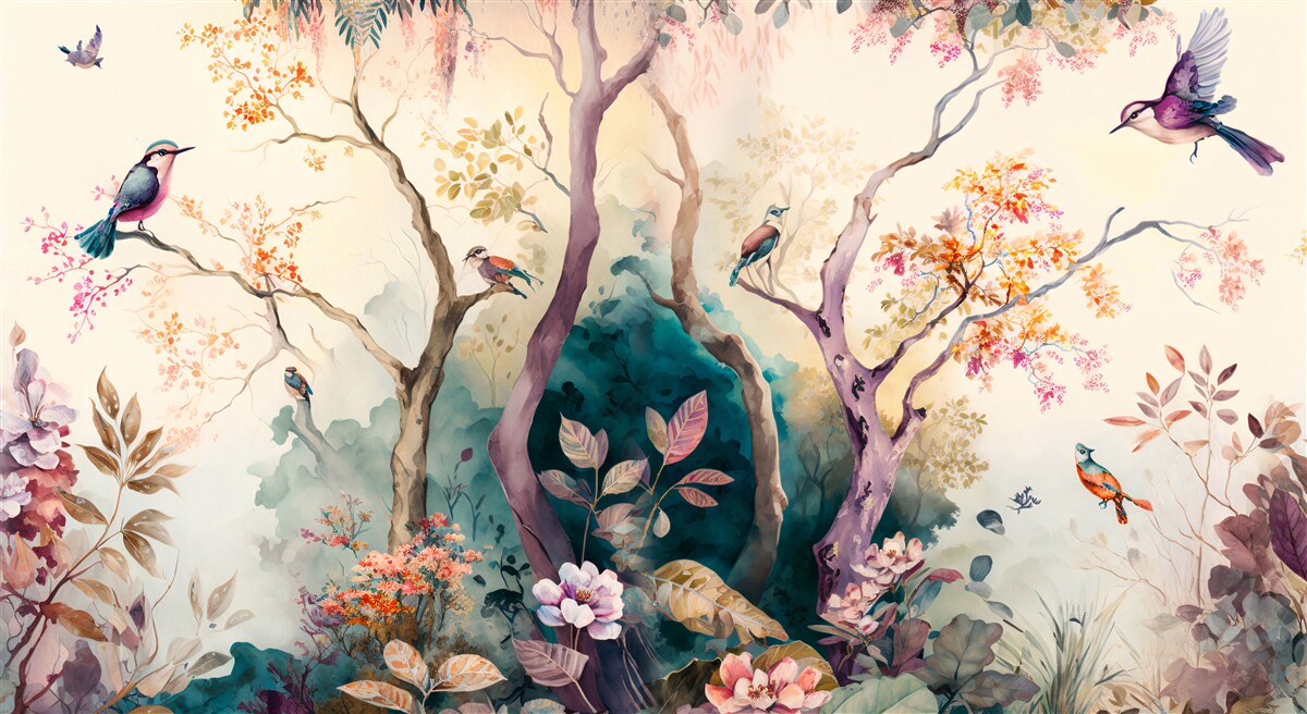 Fototapeta ptaki witają jesień