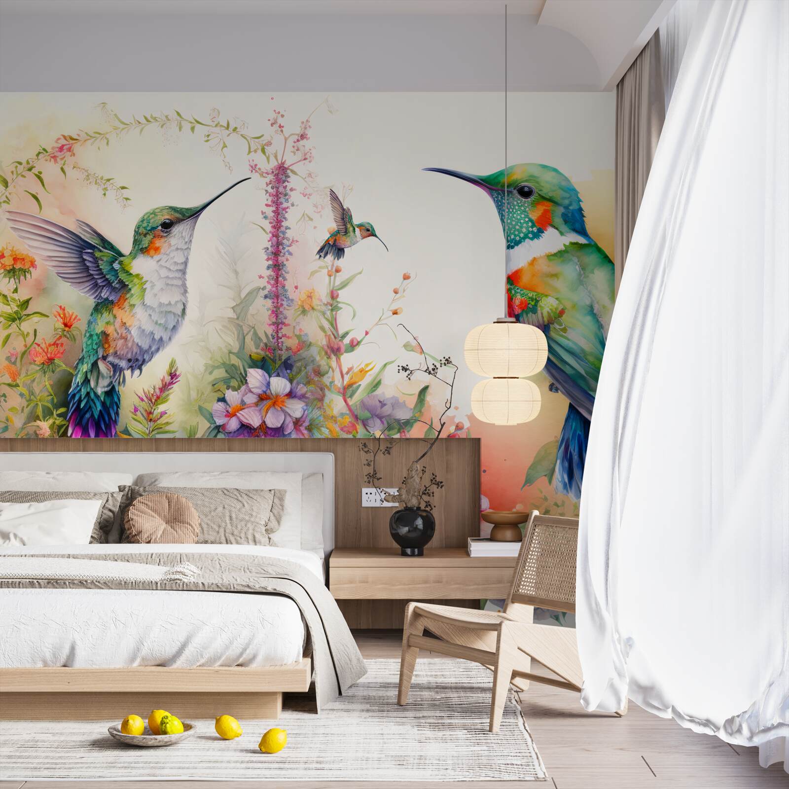 Fototapeta kolibry komunikują się za pomocą kolorów