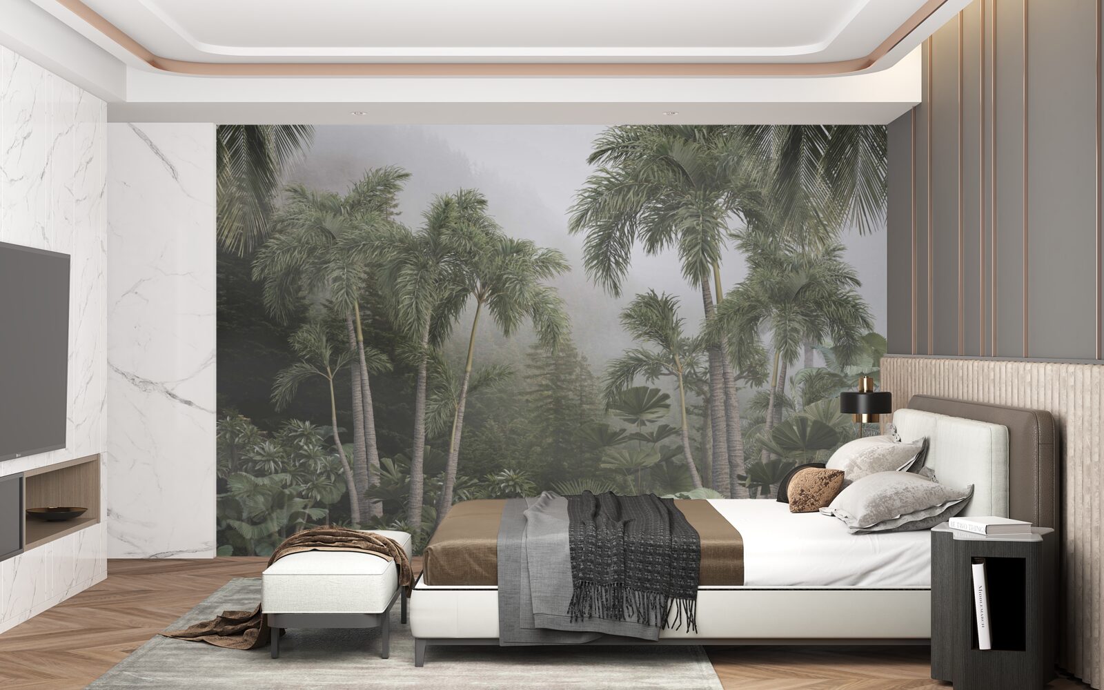 Fototapeta przygotowania w tropikach na ulewne deszcze idą pełną parą