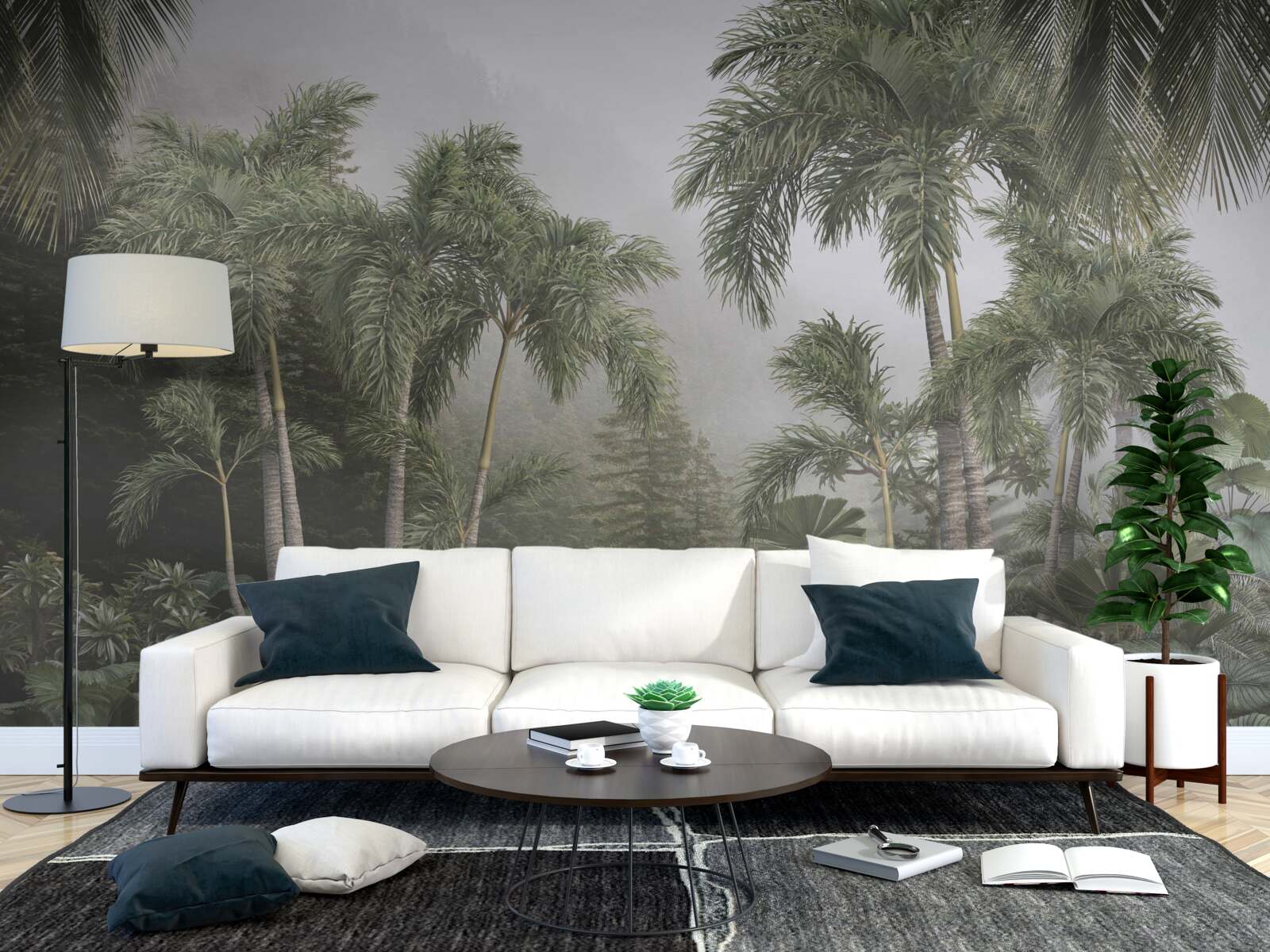 Fototapeta przygotowania w tropikach na ulewne deszcze idą pełną parą