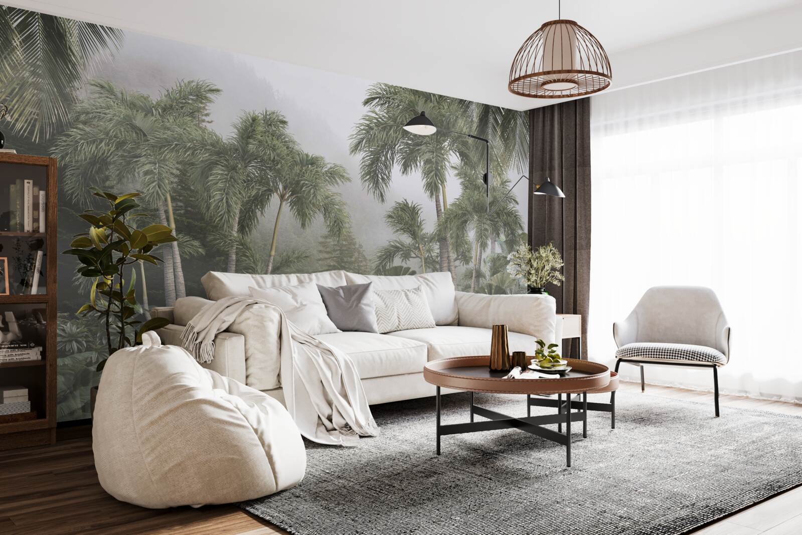 Fototapeta przygotowania w tropikach na ulewne deszcze idą pełną parą