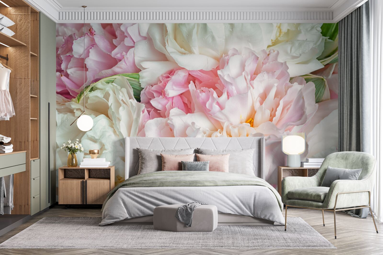 Fototapeta welon z delikatnych płatków