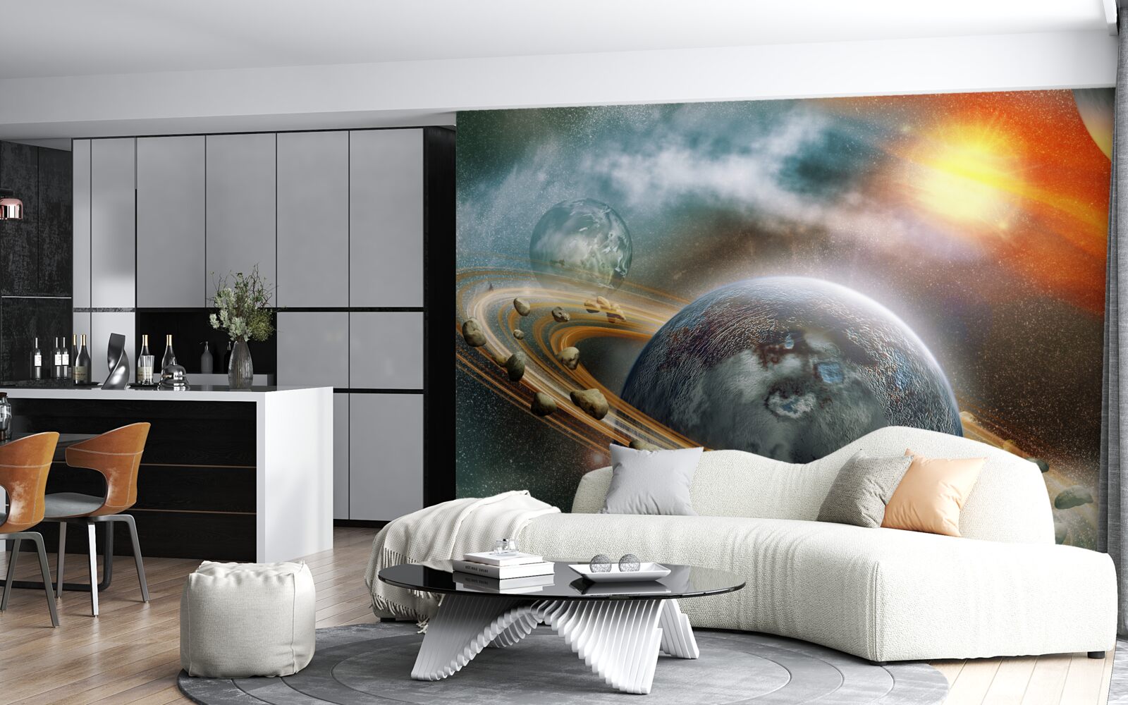 Fototapeta fascynujący, niezbadany wszechświat