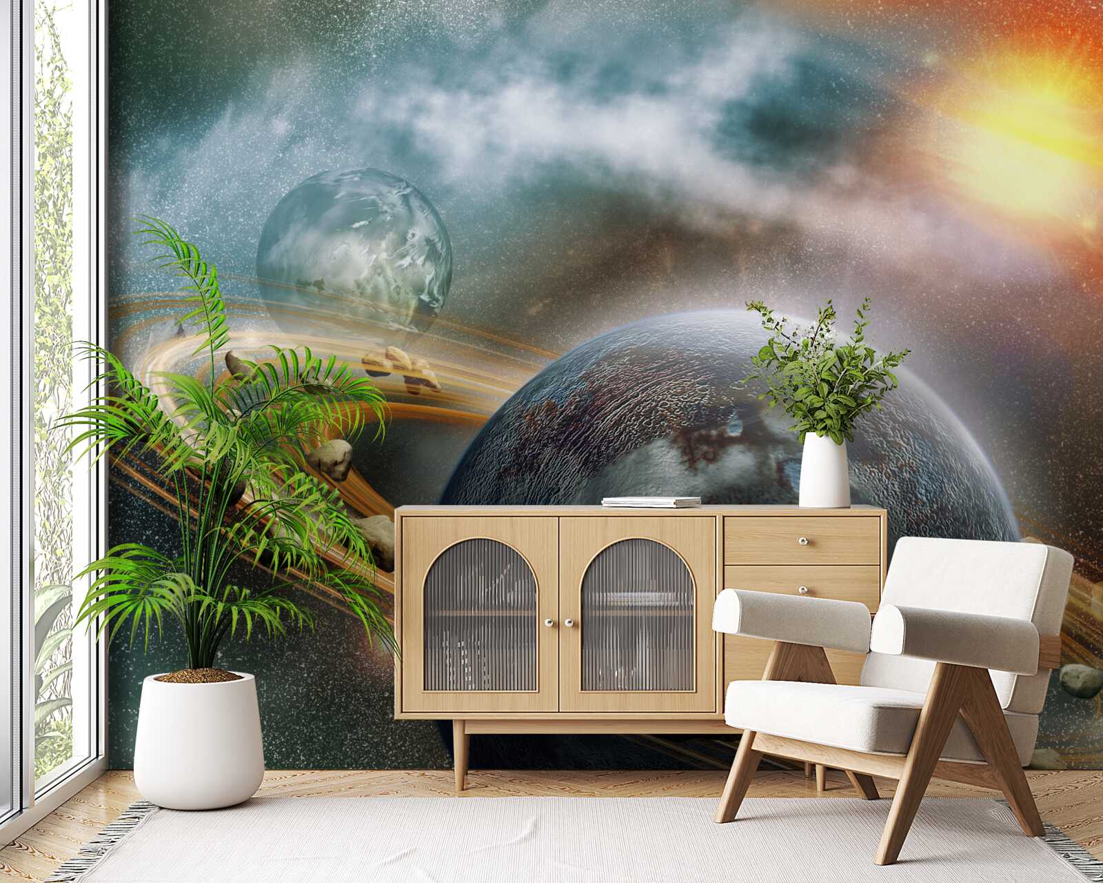 Fototapeta fascynujący, niezbadany wszechświat