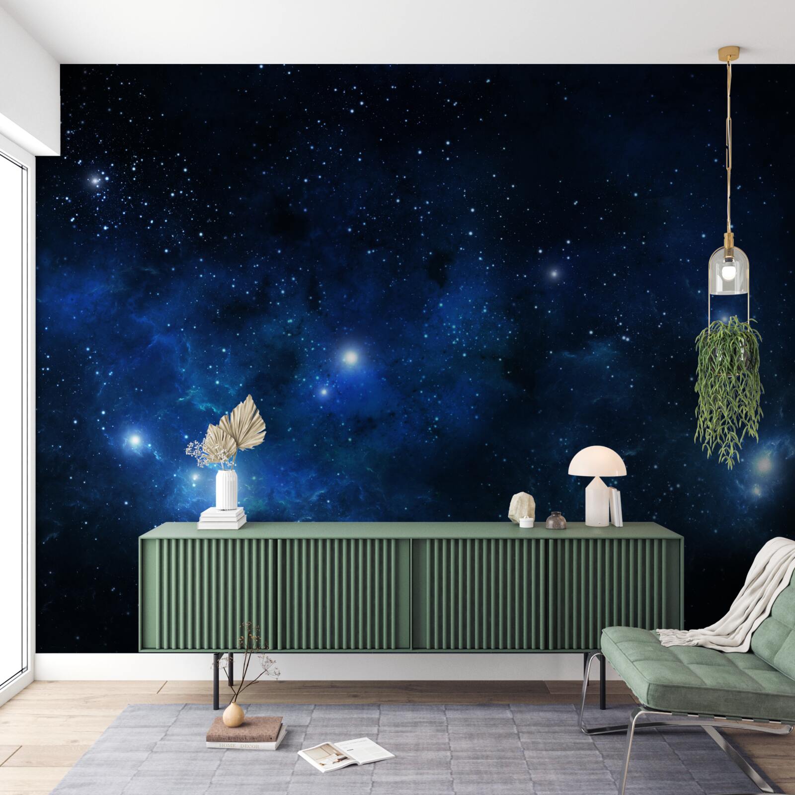 Fototapeta przestrzeń migocze galaktykami