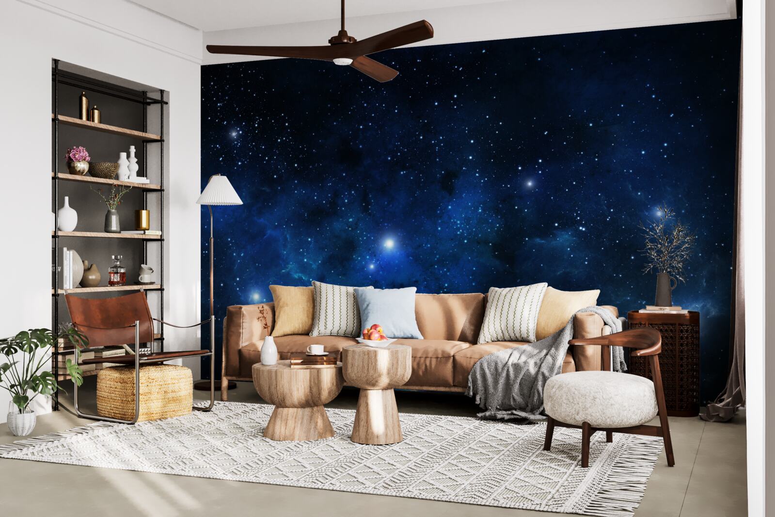 Fototapeta przestrzeń migocze galaktykami