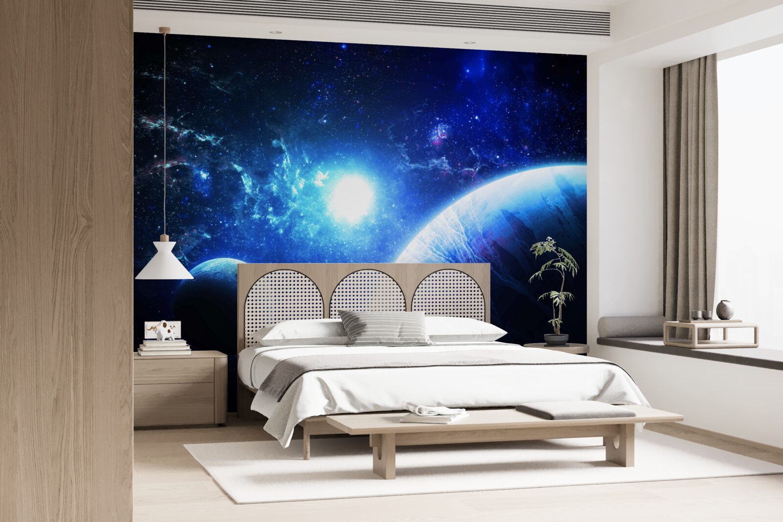 Fototapeta pojawienie się nowej gwiazdy można sparafrazować jako „narodziny nowej gwiazdy”