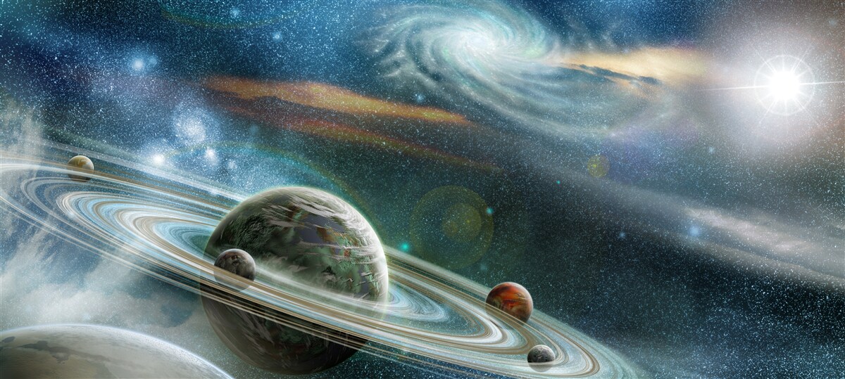 Fototapeta rozległe wszechświaty