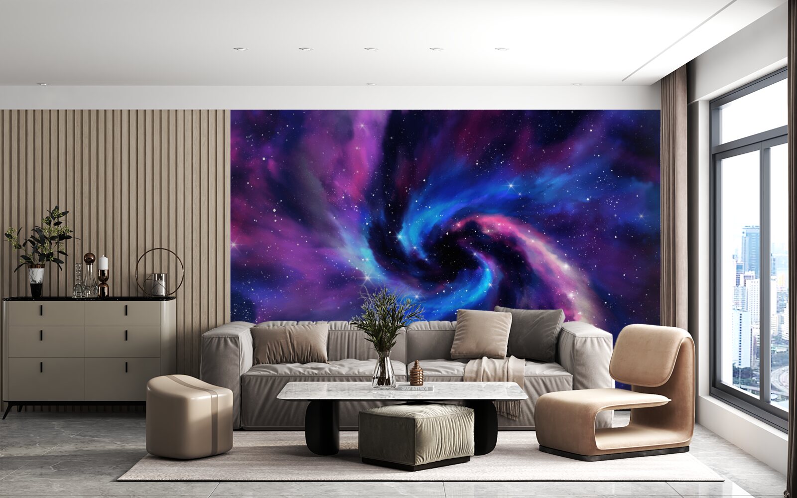 Fototapeta fascynujące odcienie wszechświatów