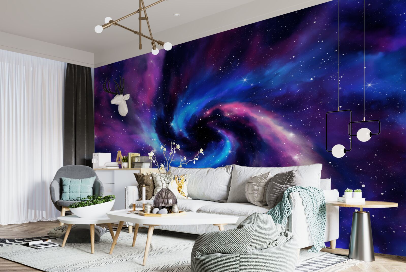 Fototapeta fascynujące odcienie wszechświatów