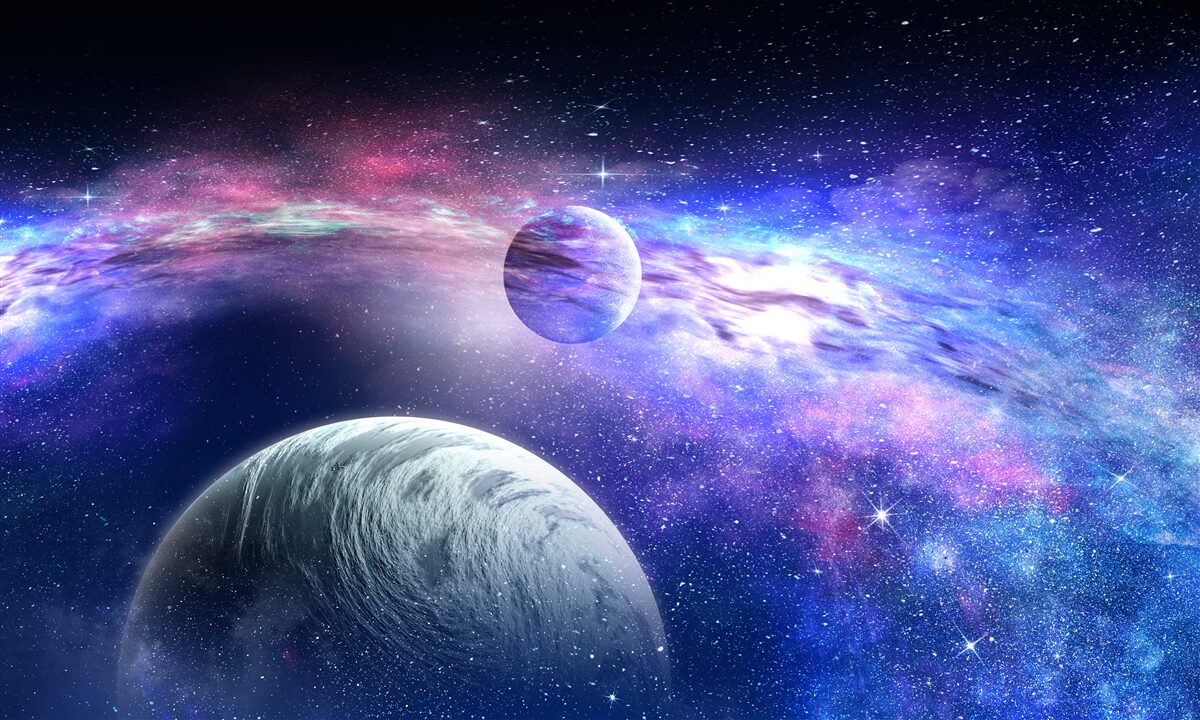 Fototapeta nierozwiązane głębiny wszechświata