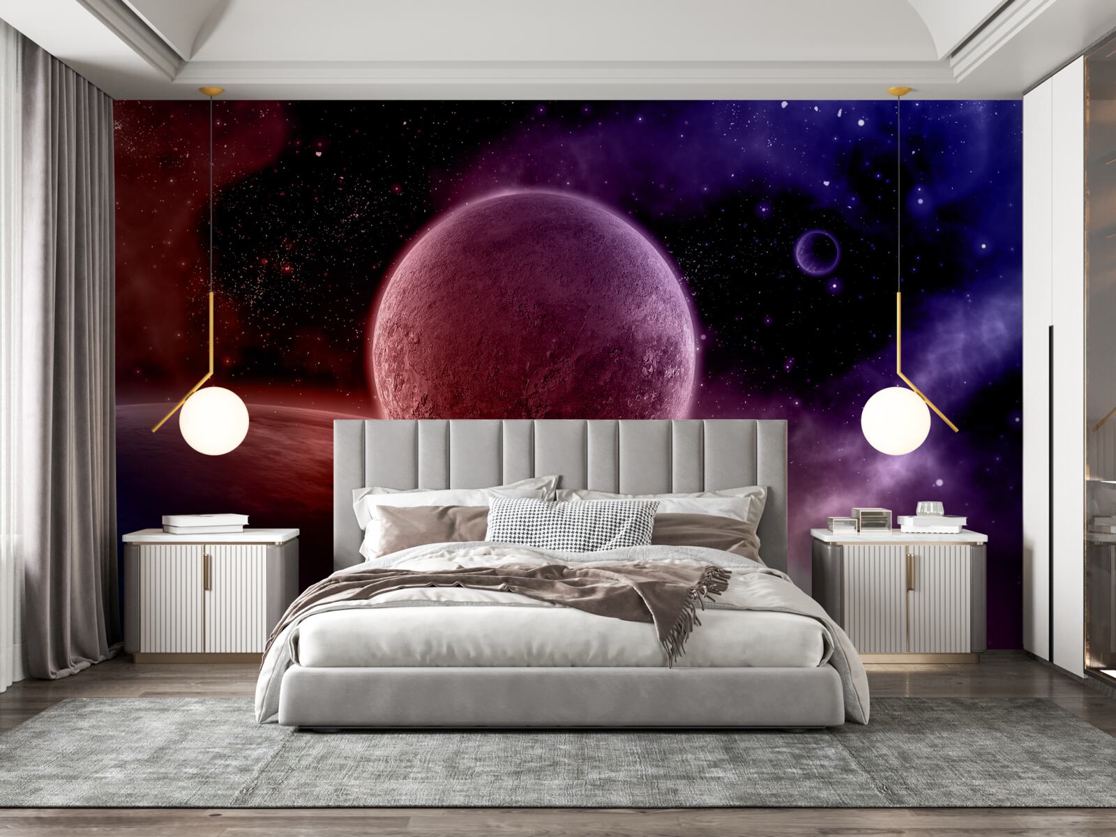 Fototapeta nieodkryte planety naszej przestrzeni