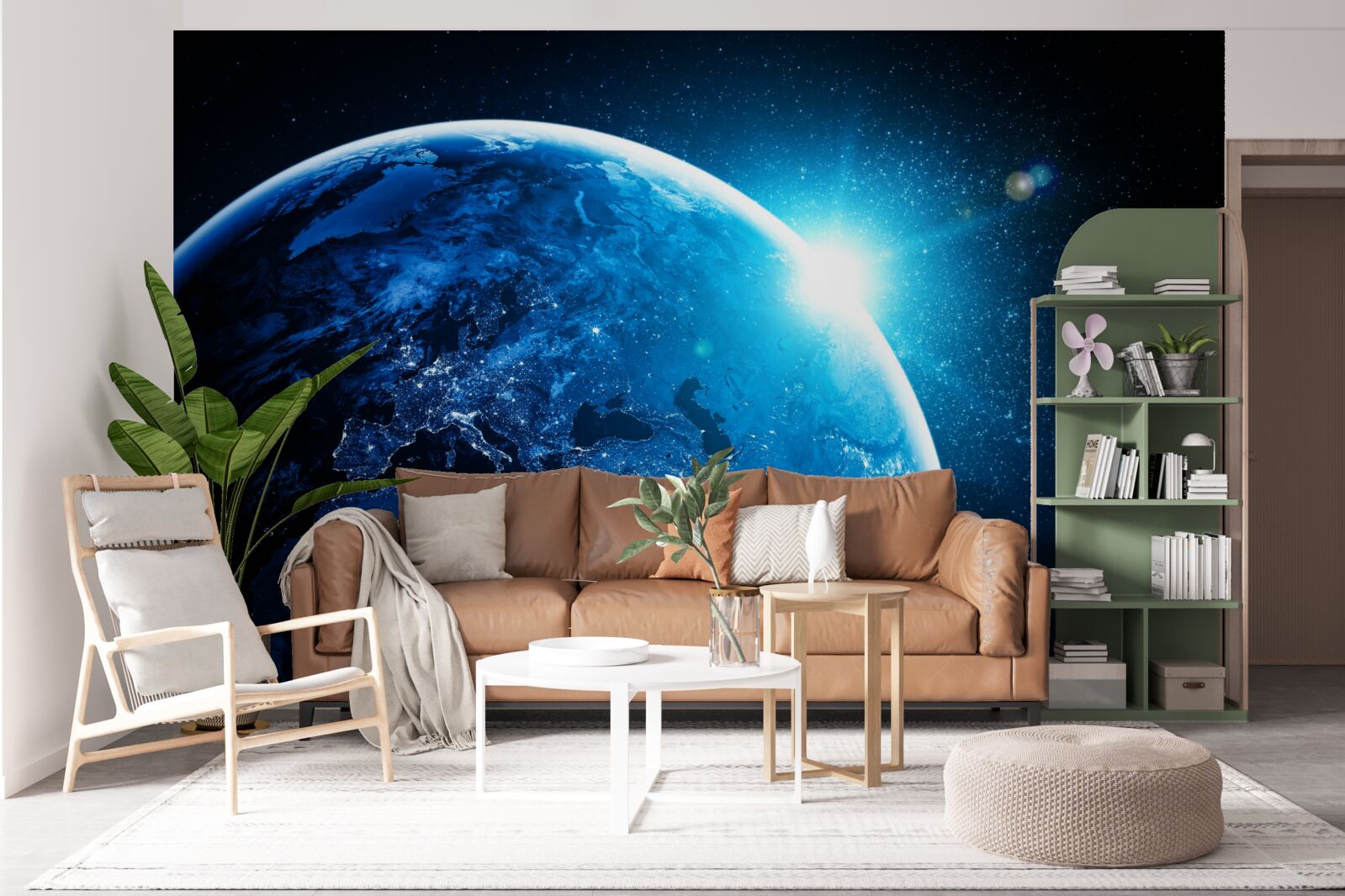 Fototapeta zimny ​​świt ogarnął ziemię