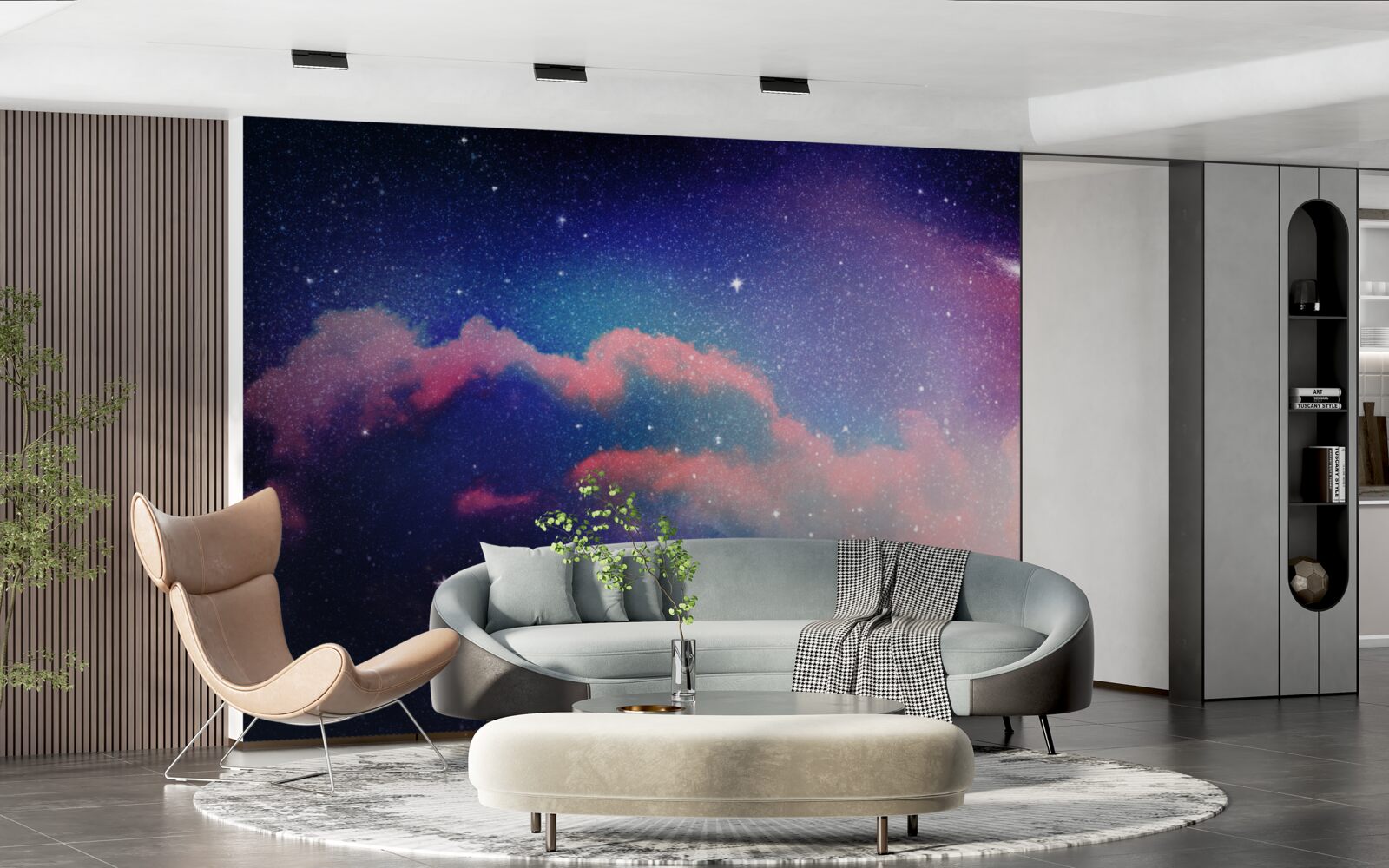 Fototapeta gwiazdy i strumienie pyłu gwiezdnego