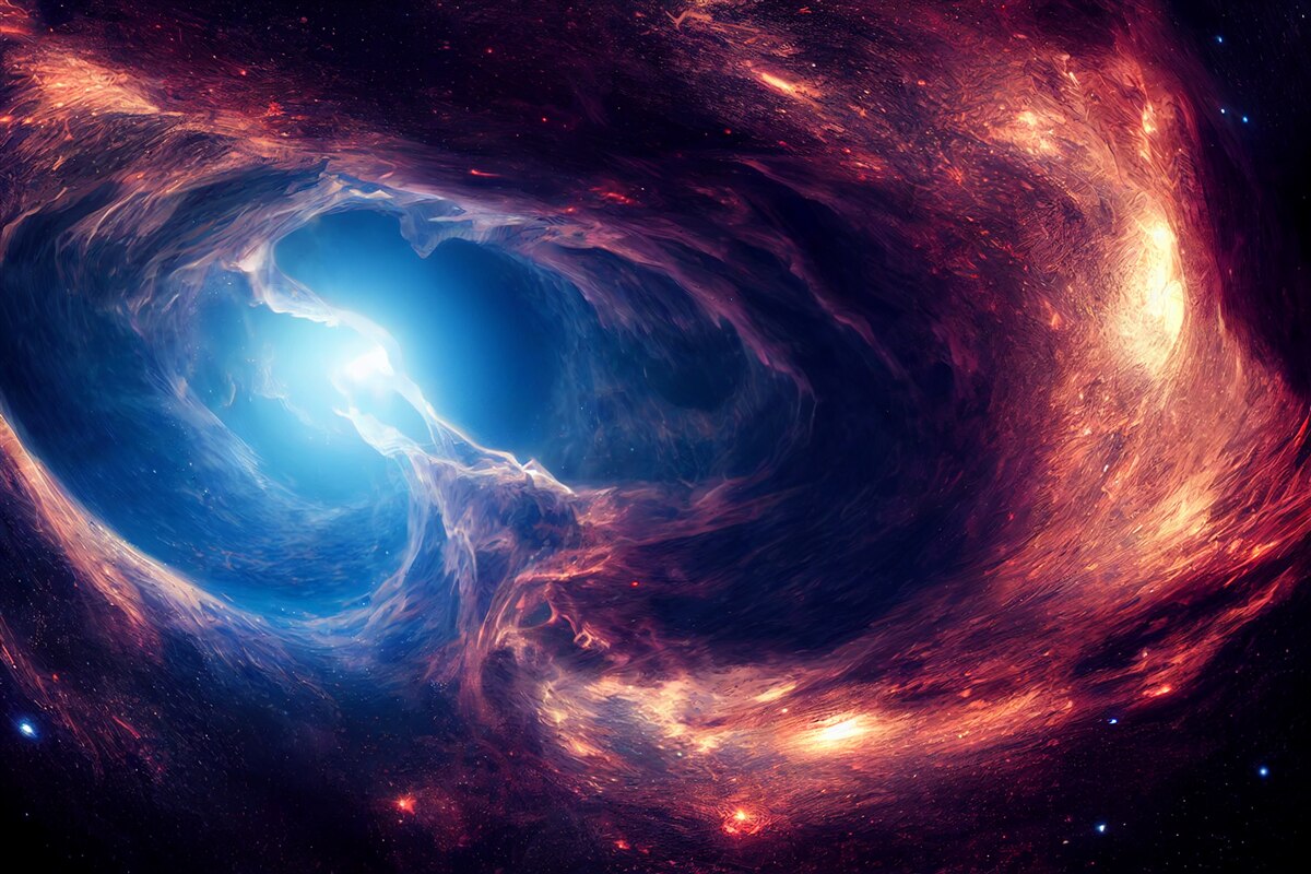 Fototapeta nebulos i układ kosmiczny