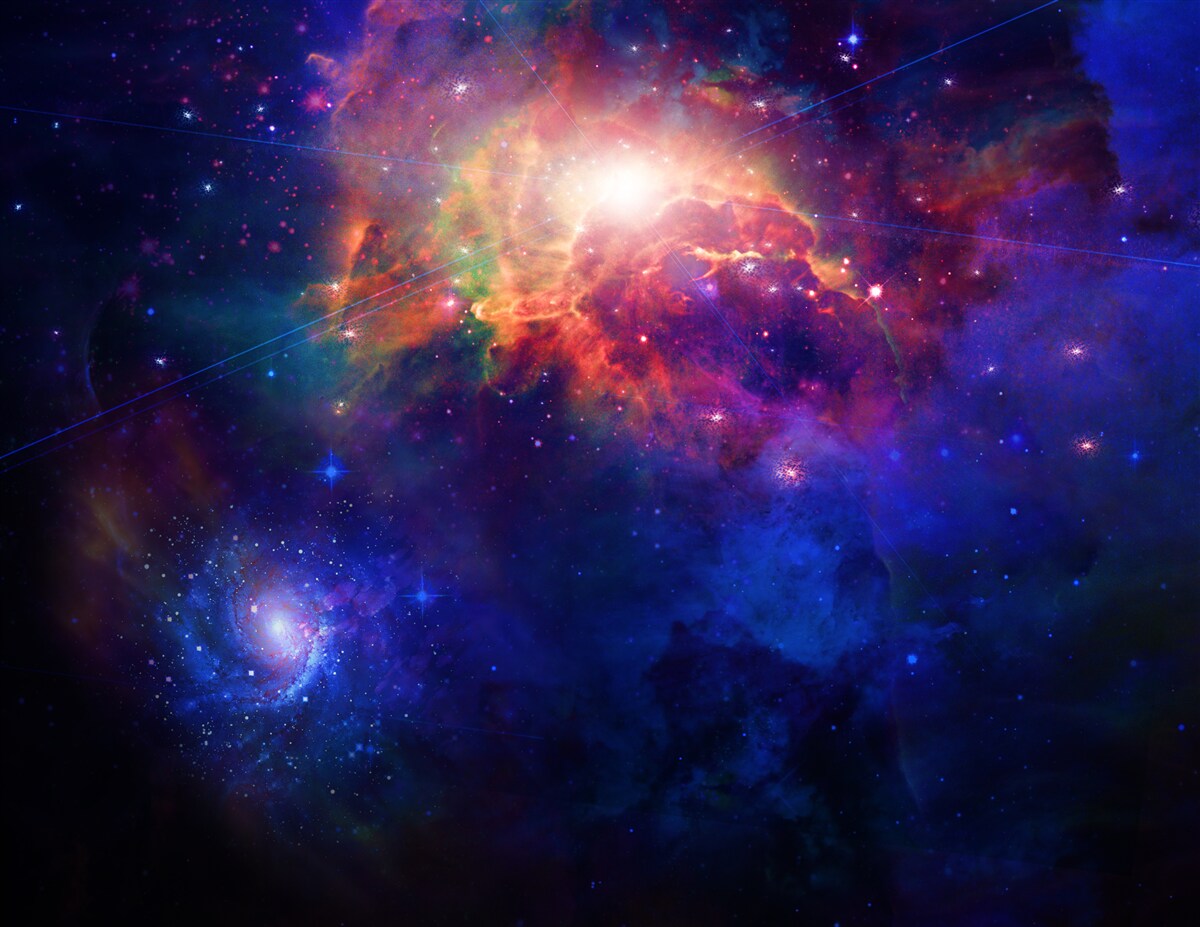 Fototapeta głębokość mgławicy kosmicznej