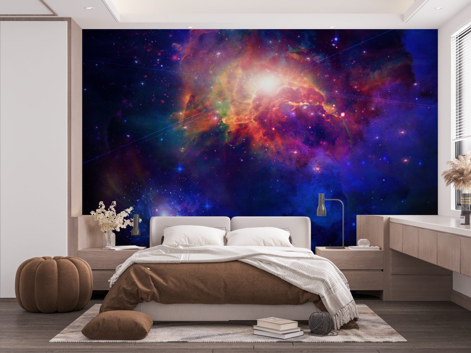 Fototapeta głębokość mgławicy kosmicznej