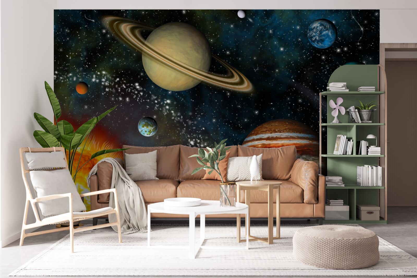 Fototapeta ekskluzywna procesja planet