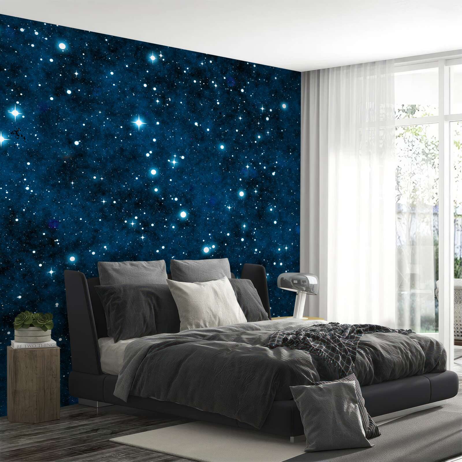 Fototapeta gwiazdy na niebie, małe i duże