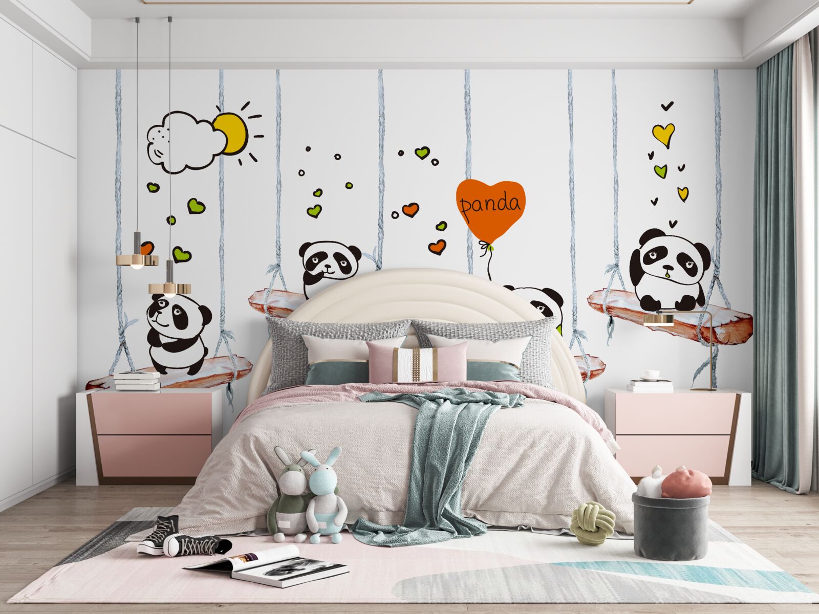 Fototapeta bujane pandy