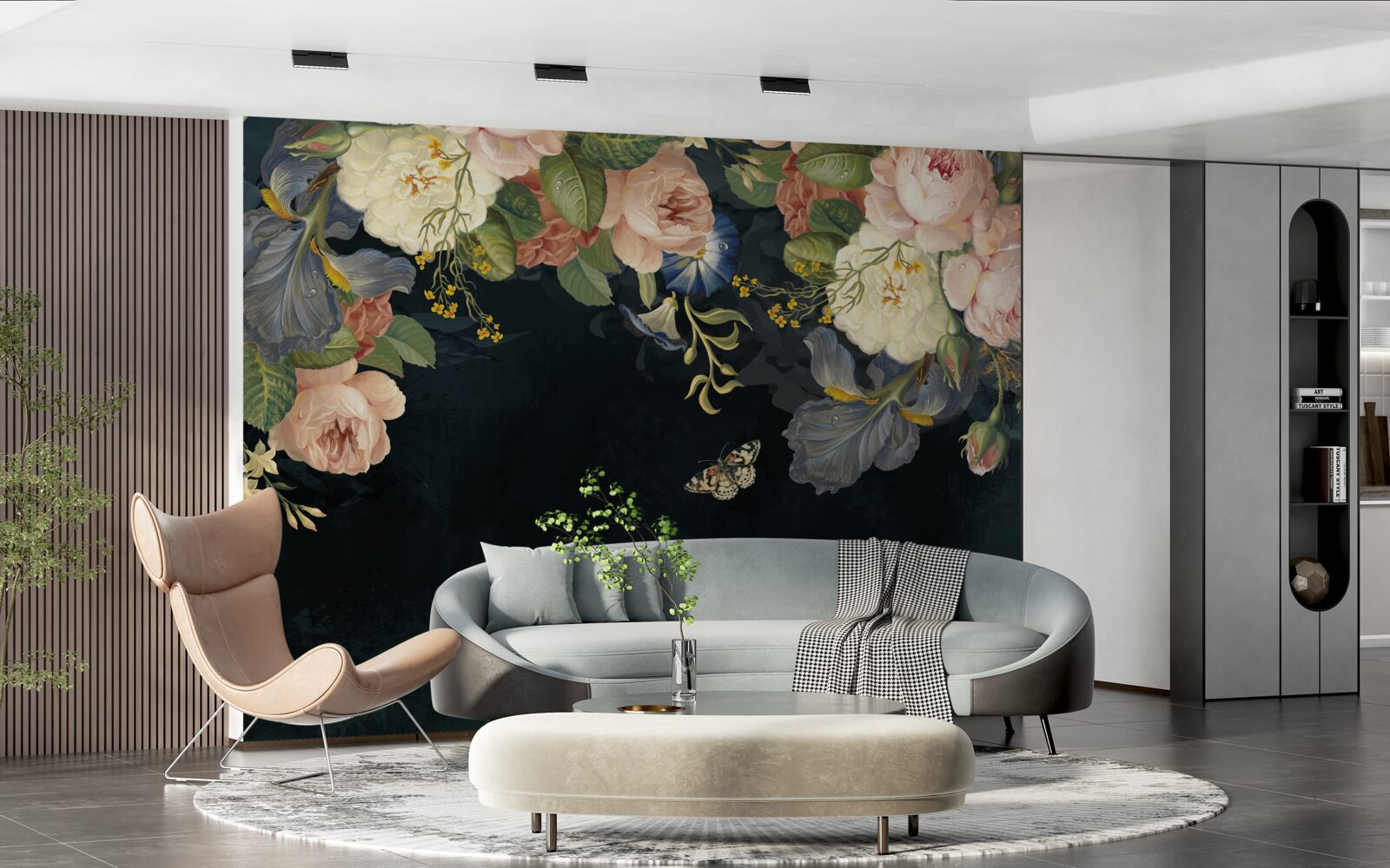 Fototapeta różne odcienie na ciemnym tle