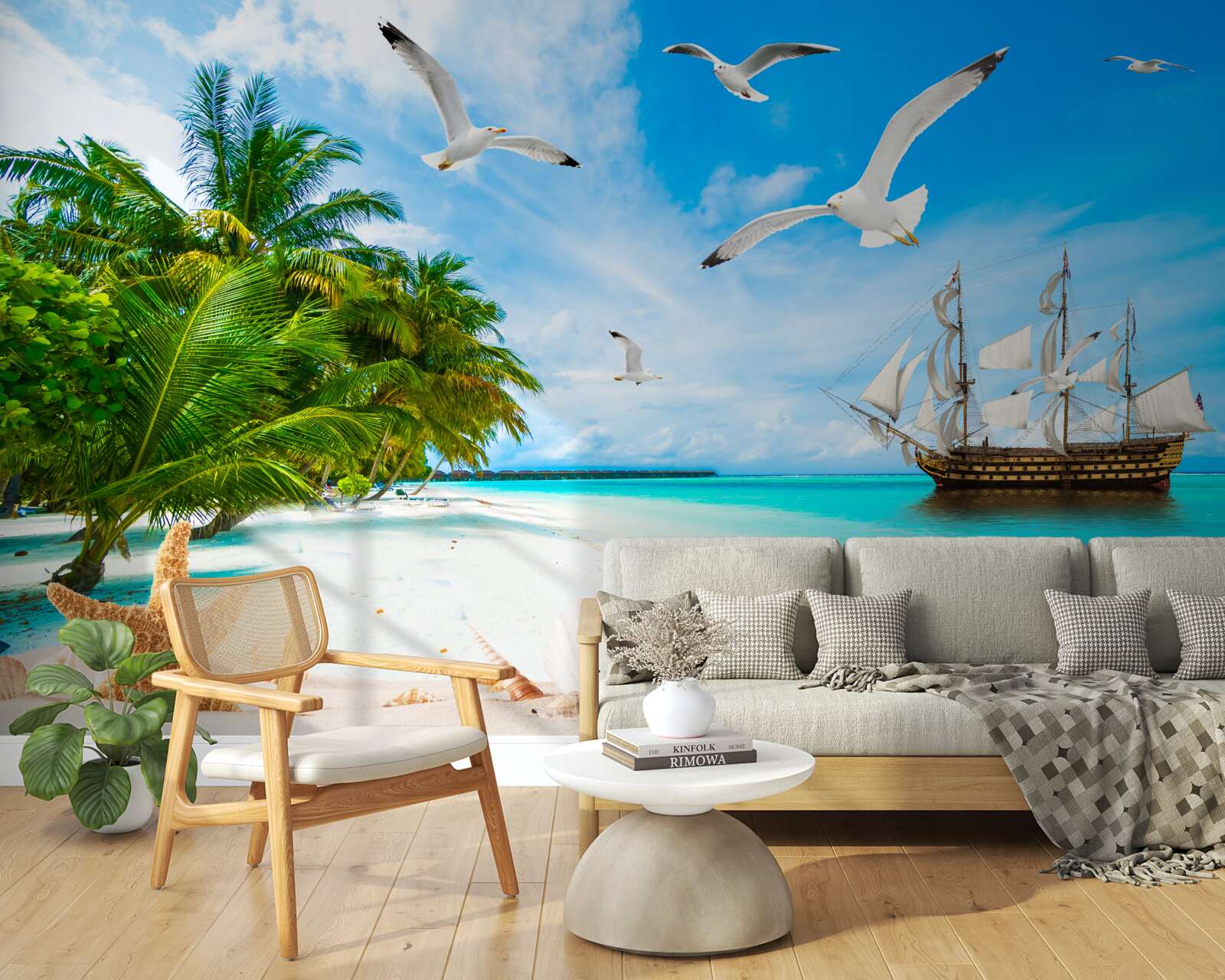 Fototapeta zacumuj na bezludnej wyspie