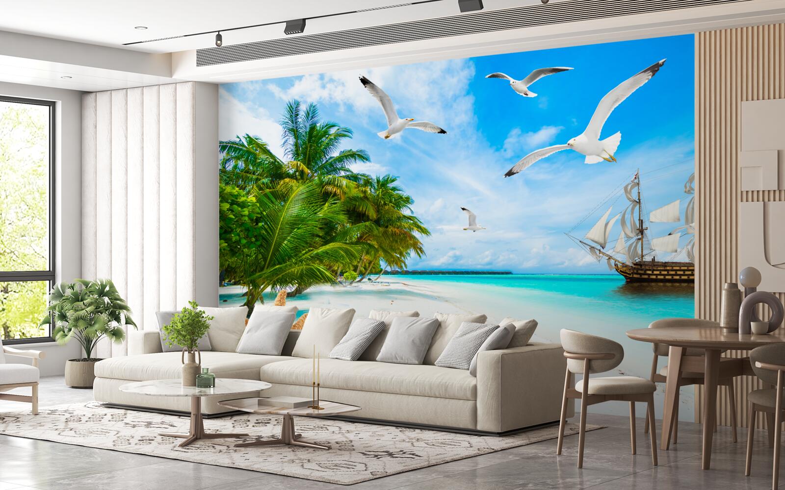 Fototapeta zacumuj na bezludnej wyspie