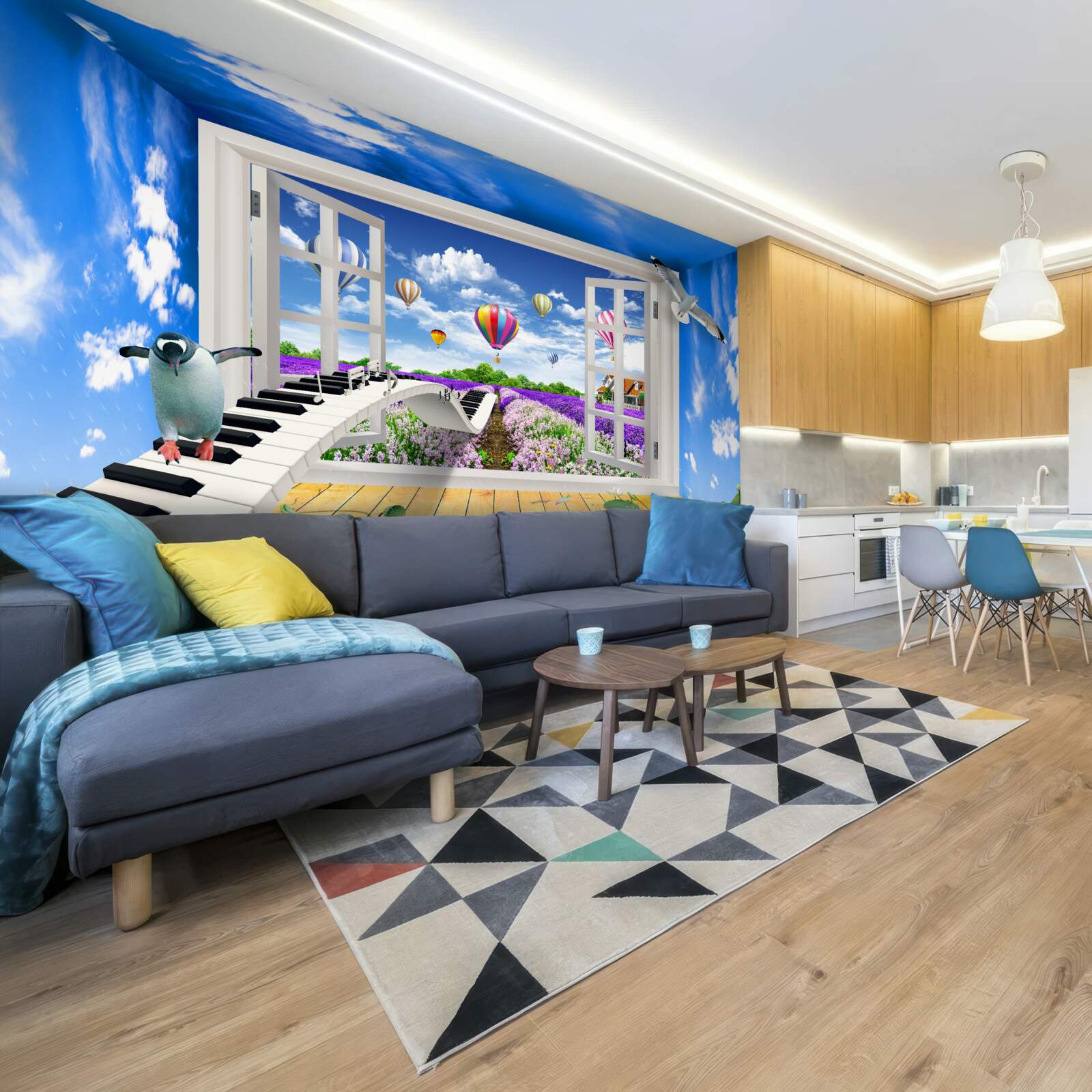 Fototapeta jasne okno muzykalności