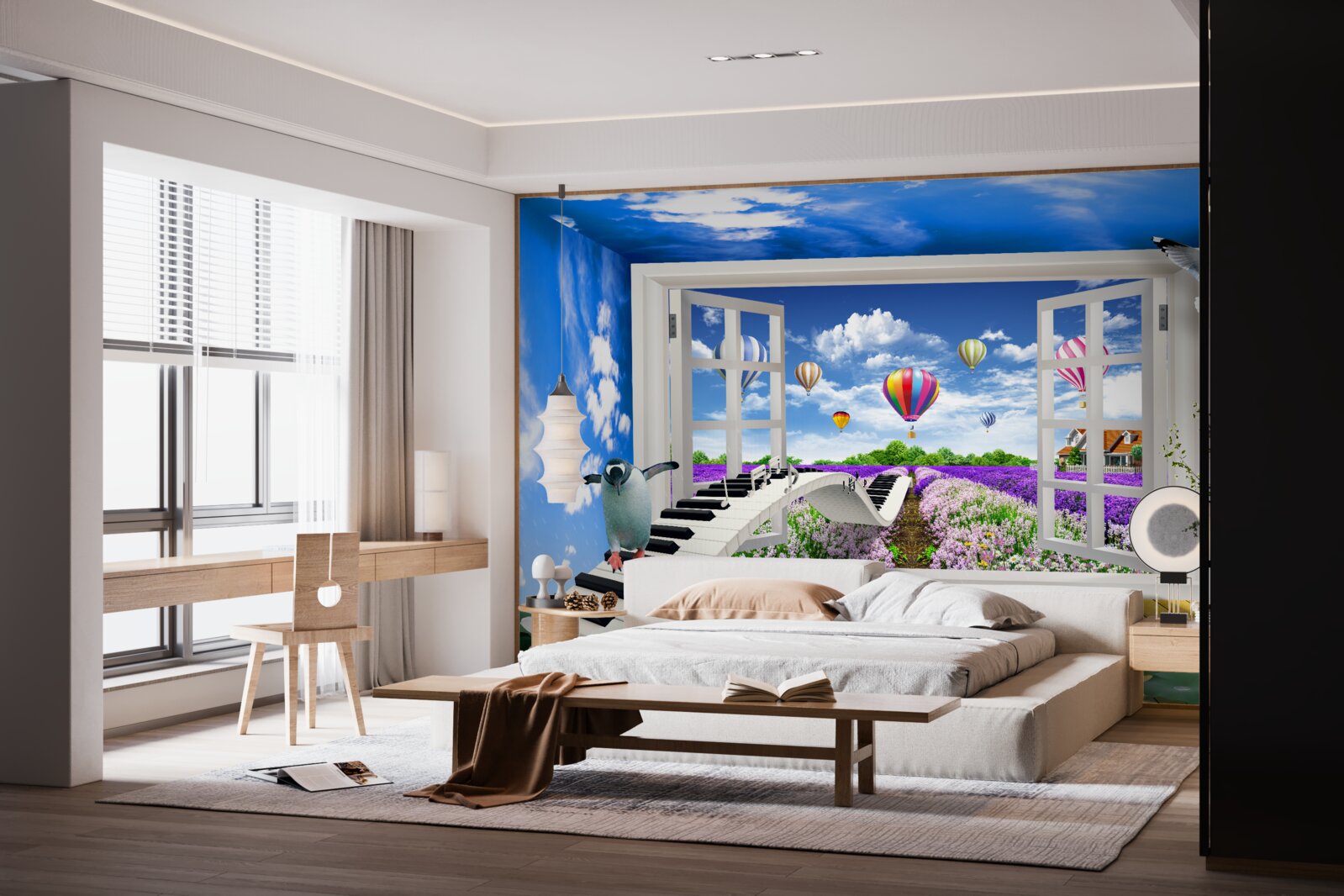 Fototapeta jasne okno muzykalności