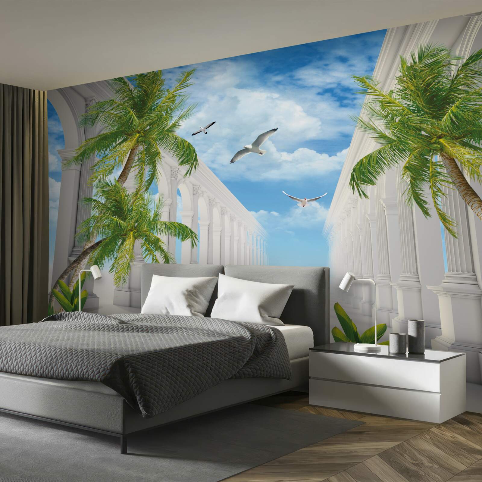 Fototapeta Śnieżnobiałe wspaniałe łuki