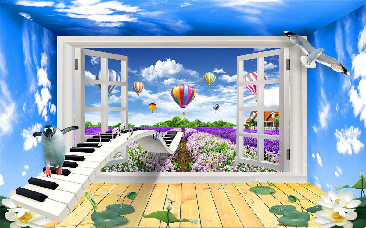 Fototapeta magiczne okno melodii