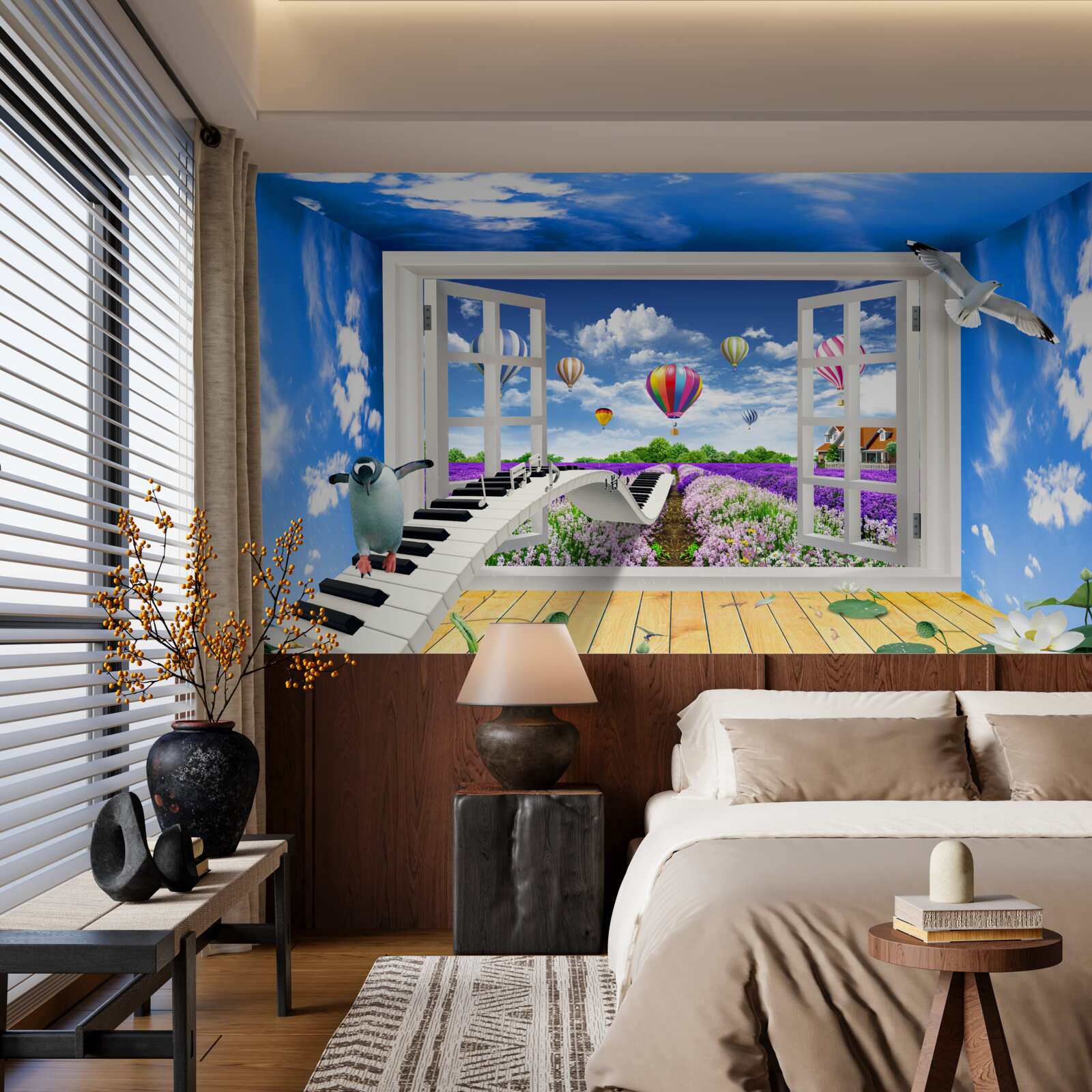 Fototapeta magiczne okno melodii