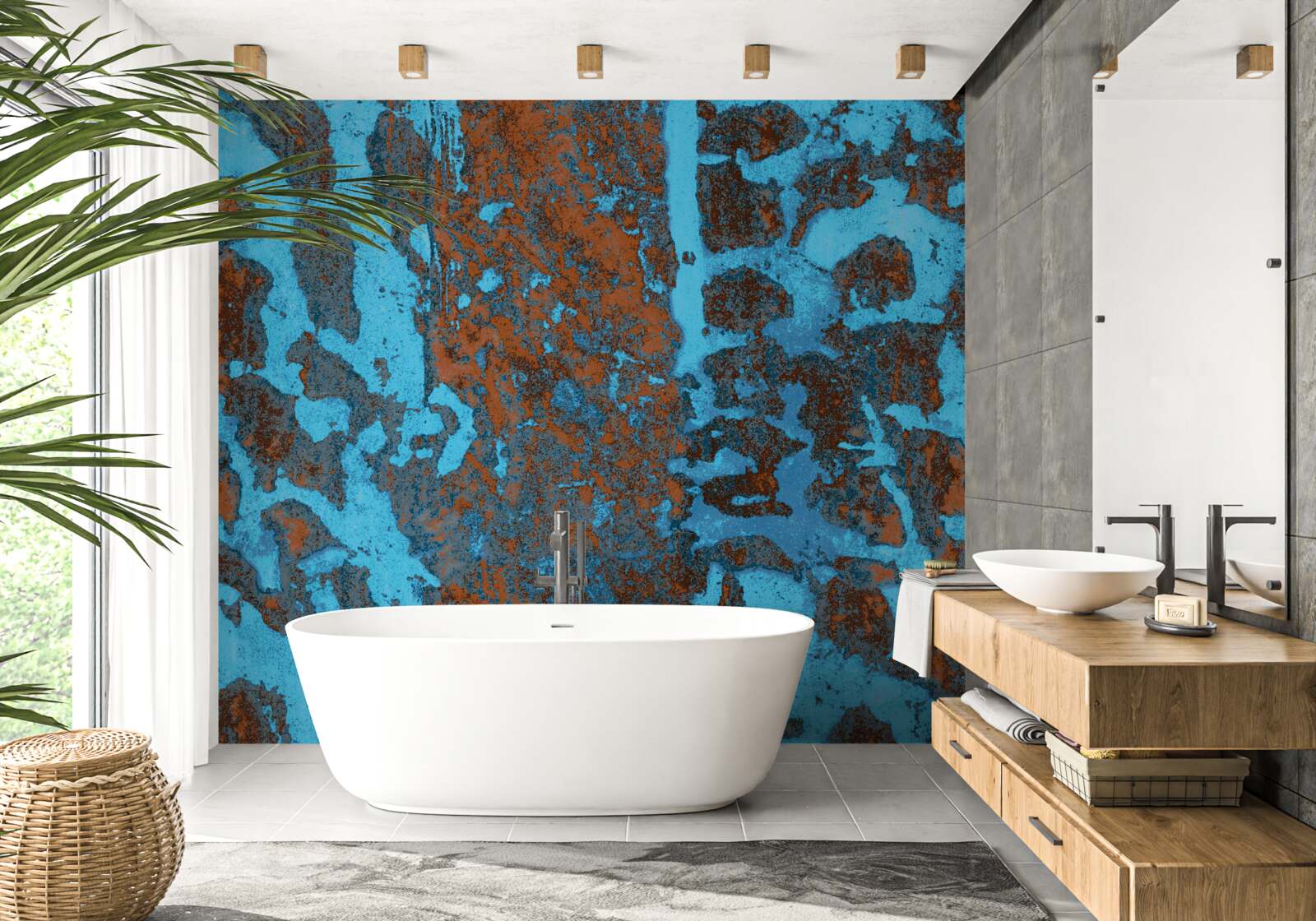 Fototapeta stare metalowe tło