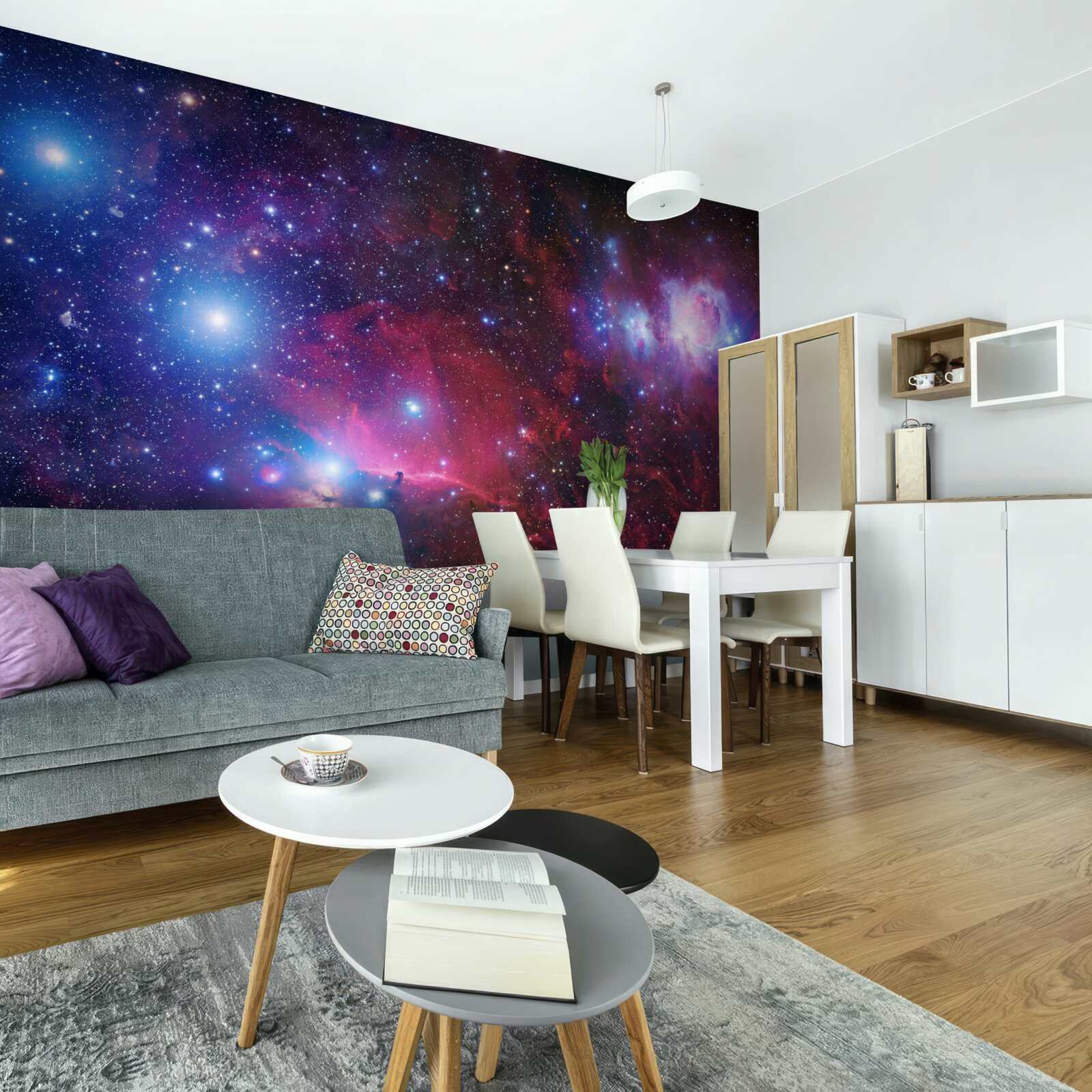 Fototapeta gwiaździste niebo pokryte nocą