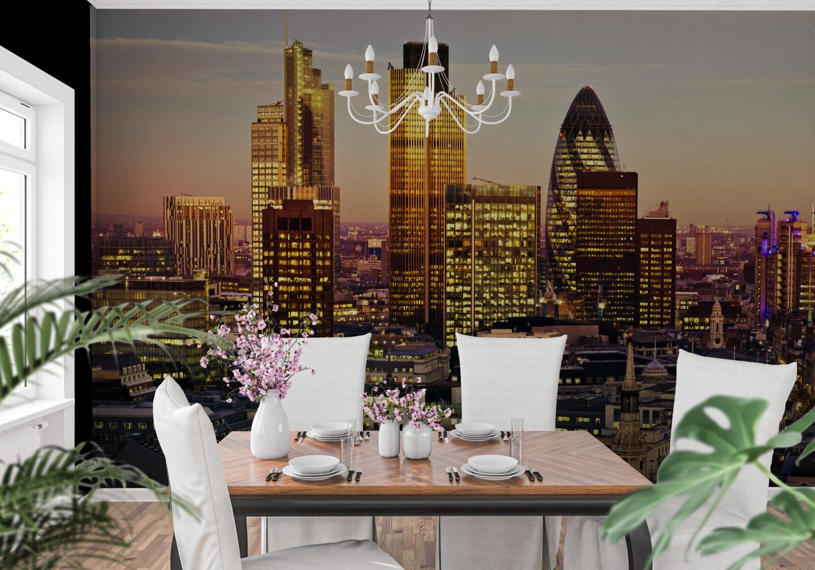 Fototapeta Światła złotego londynu