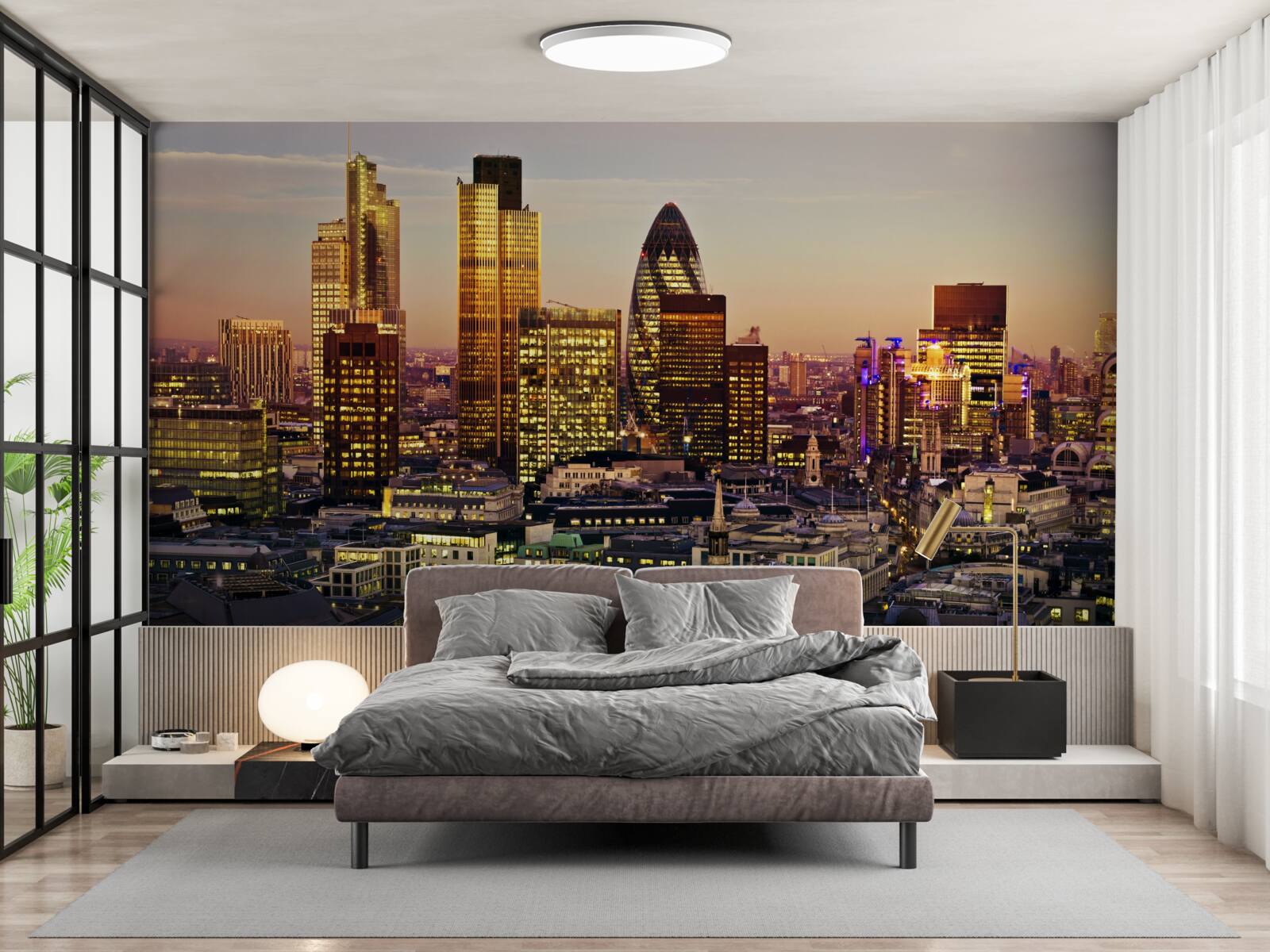 Fototapeta Światła złotego londynu