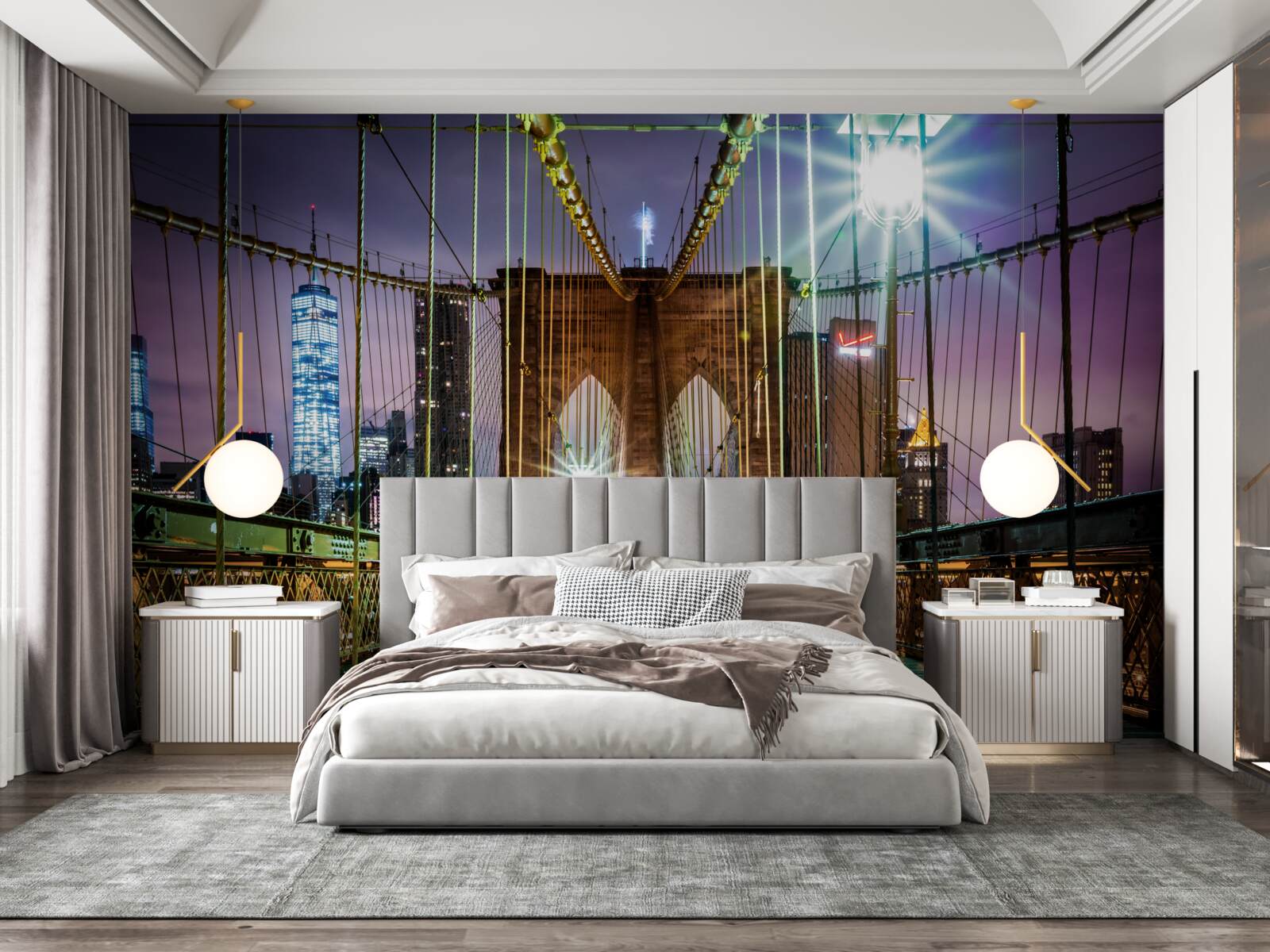 Fototapeta most brookliński dla pieszych