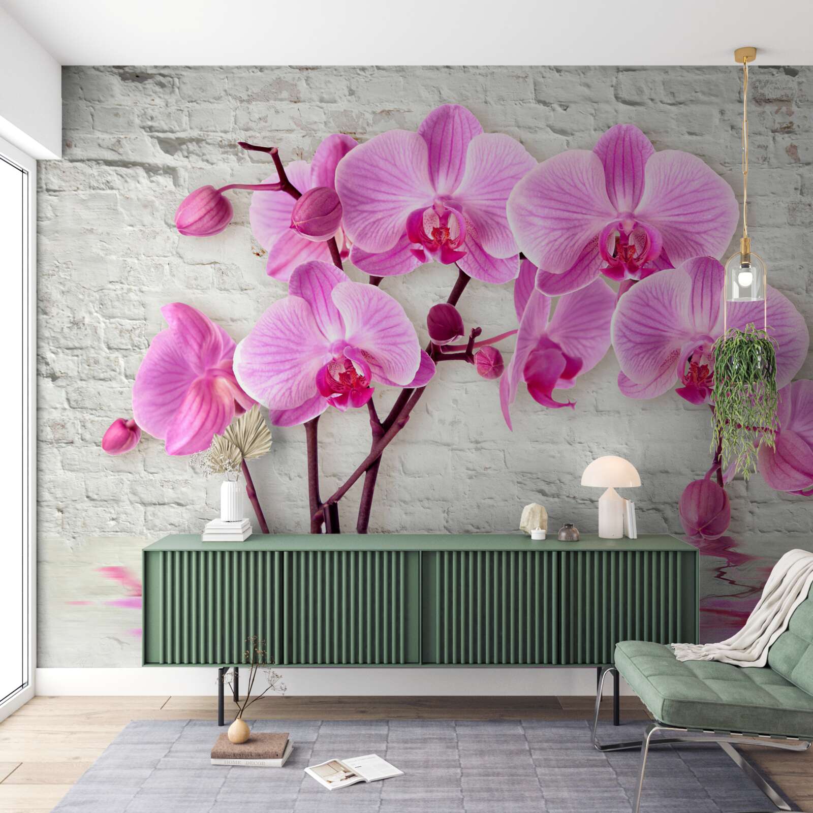 Fototapeta miękki fioletowy kwiat orchidei