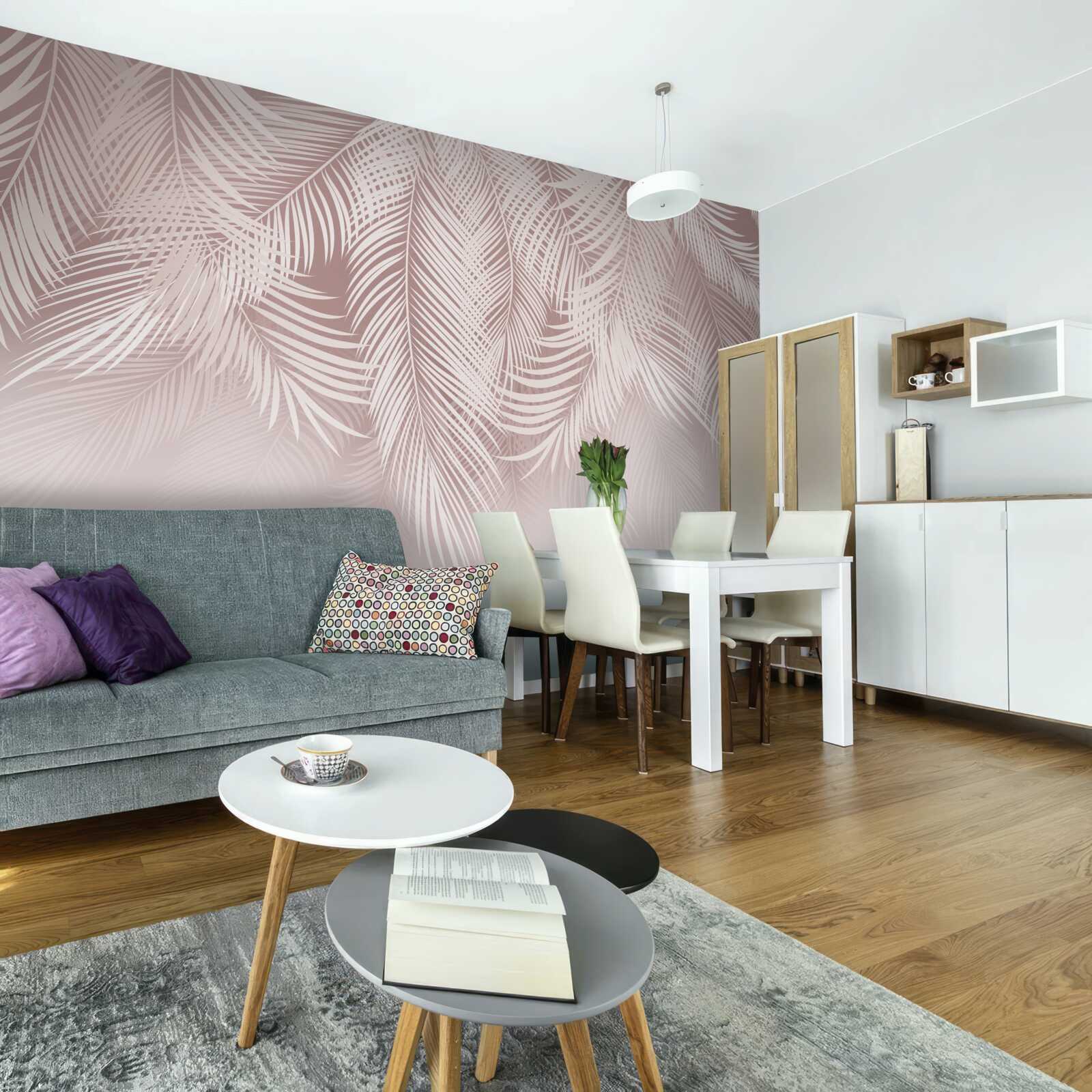 Fototapeta zwisają blade liście palm