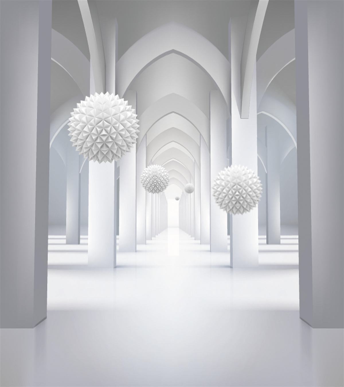 Fototapeta abstrakcyjne gotyckie kolumny