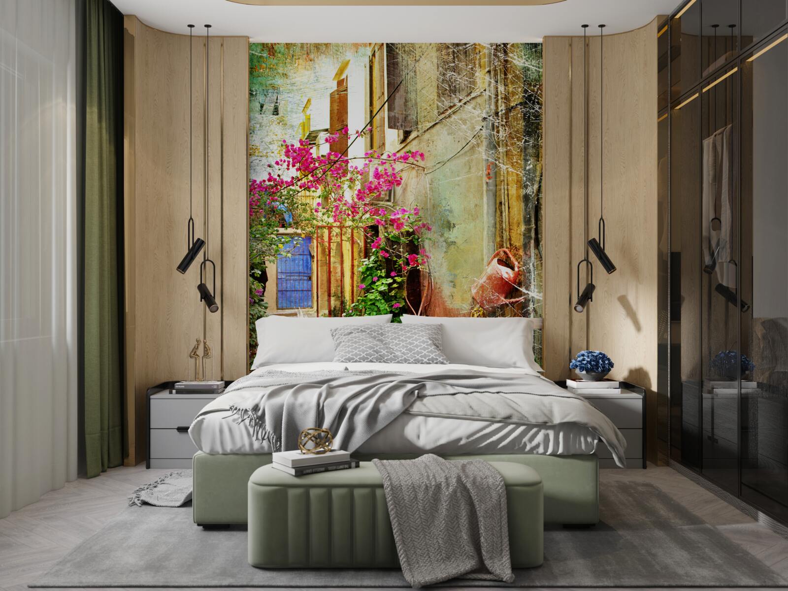 Fototapeta wygodny dziedziniec dla gości