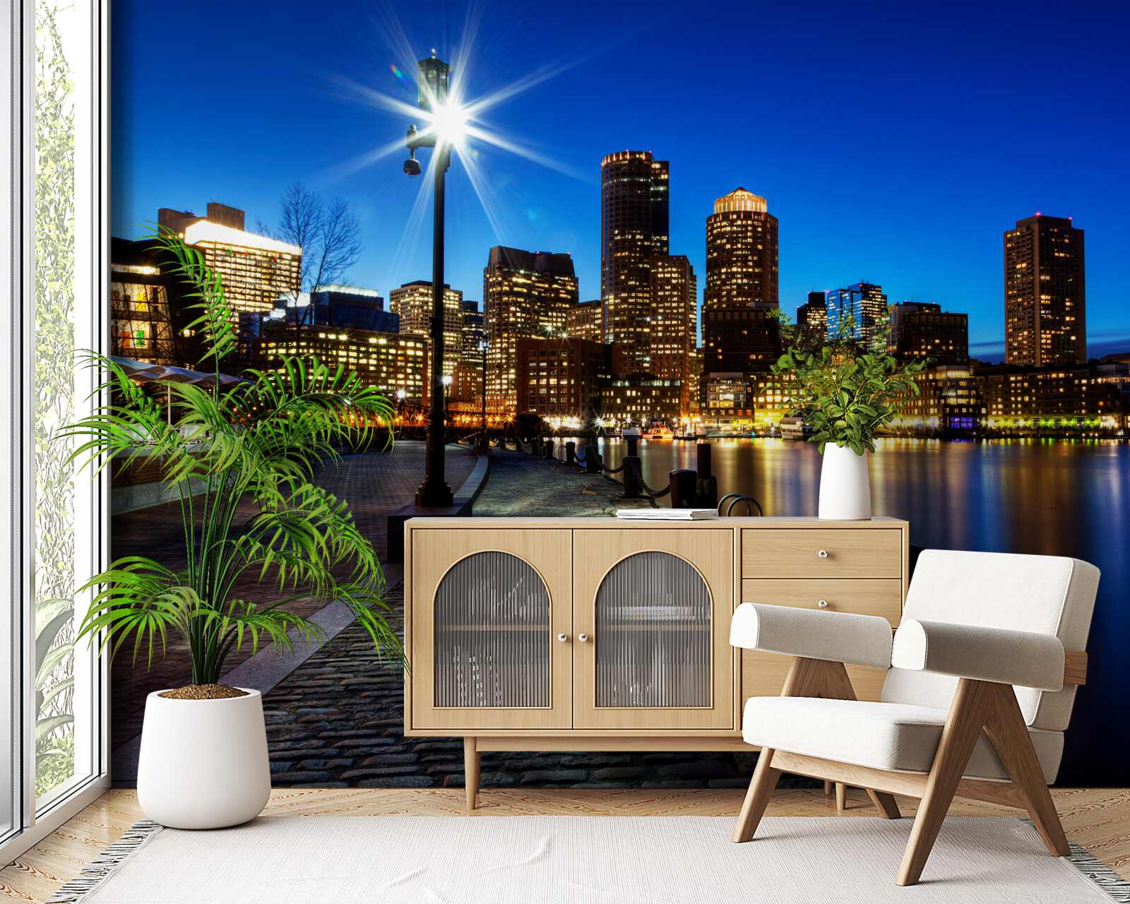 Fototapeta panorama miasta z widokiem na pusty nasyp