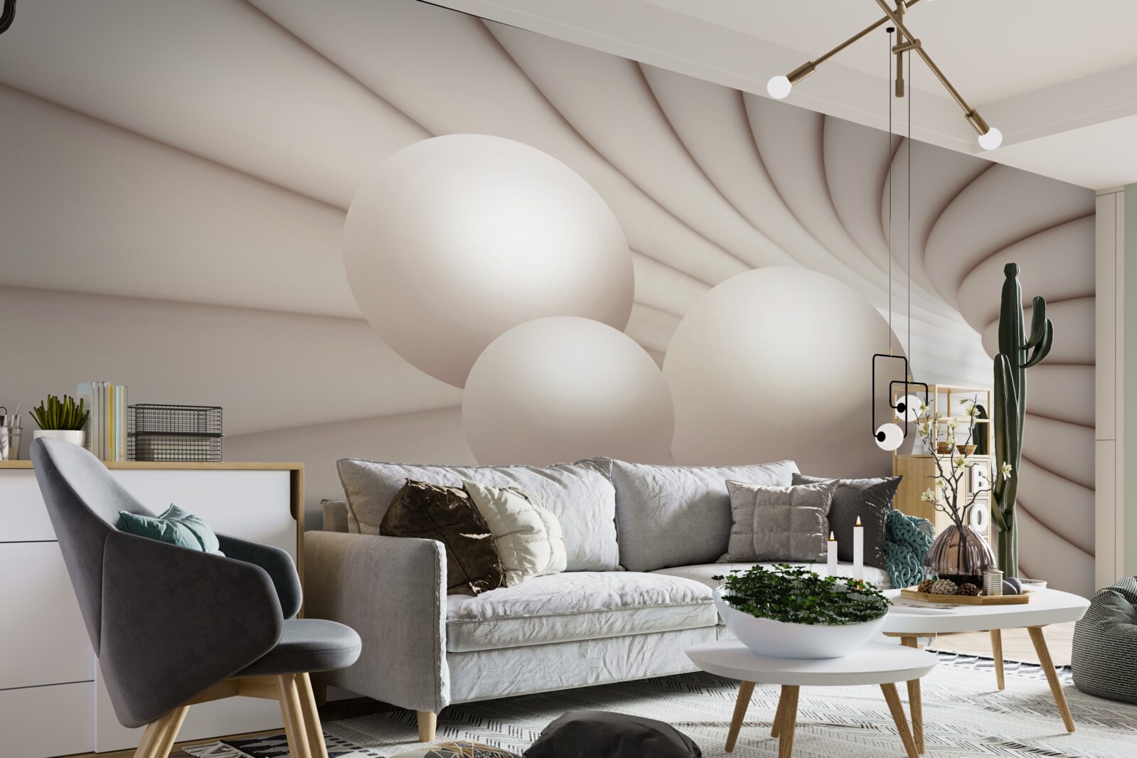 Fototapeta do przejścia wlatują trzy perły