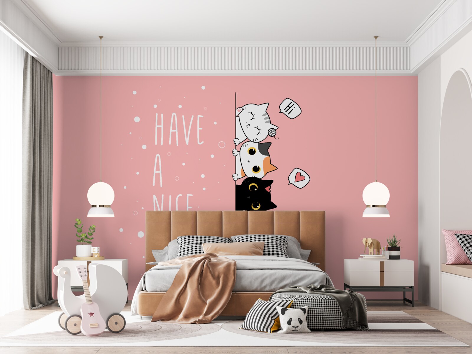 Fototapeta małe koty wychodzą